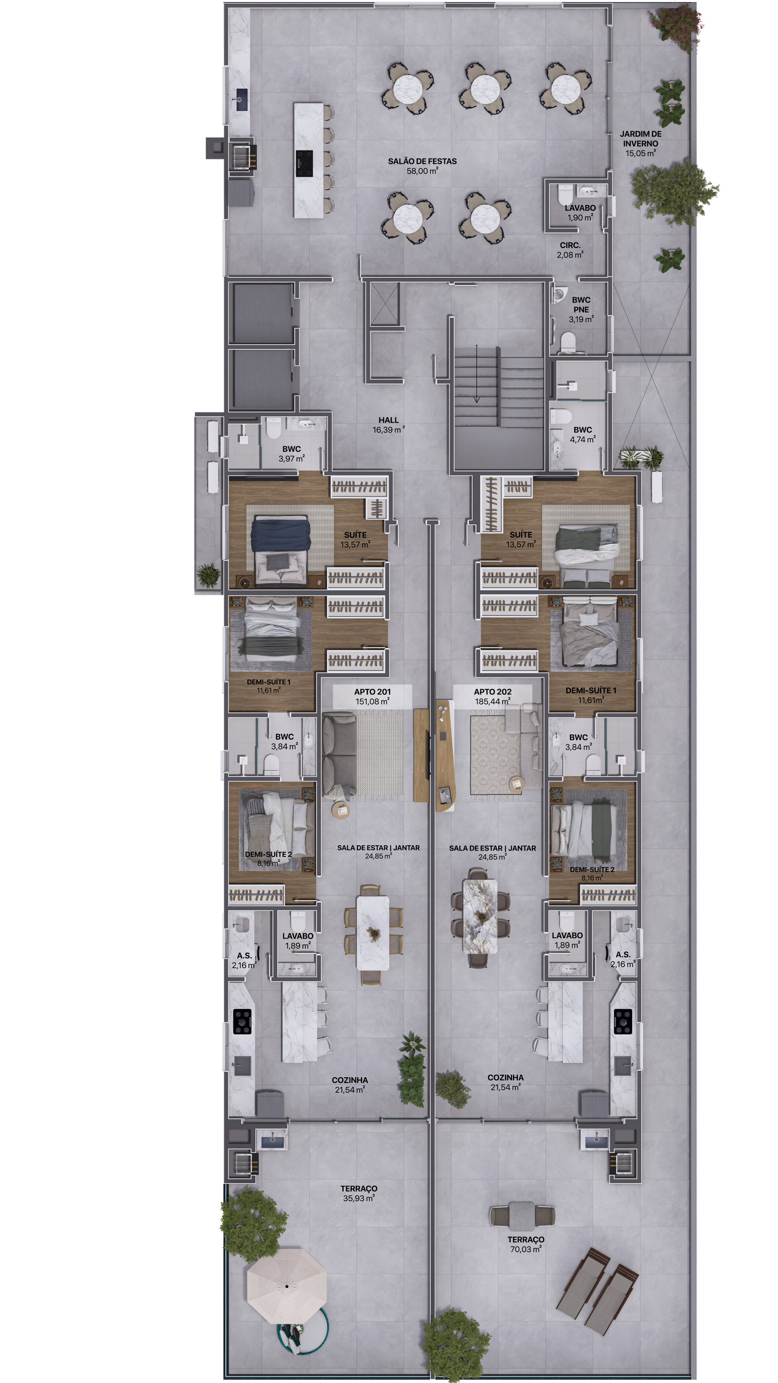 Planta 6 de Residencial Atrium
