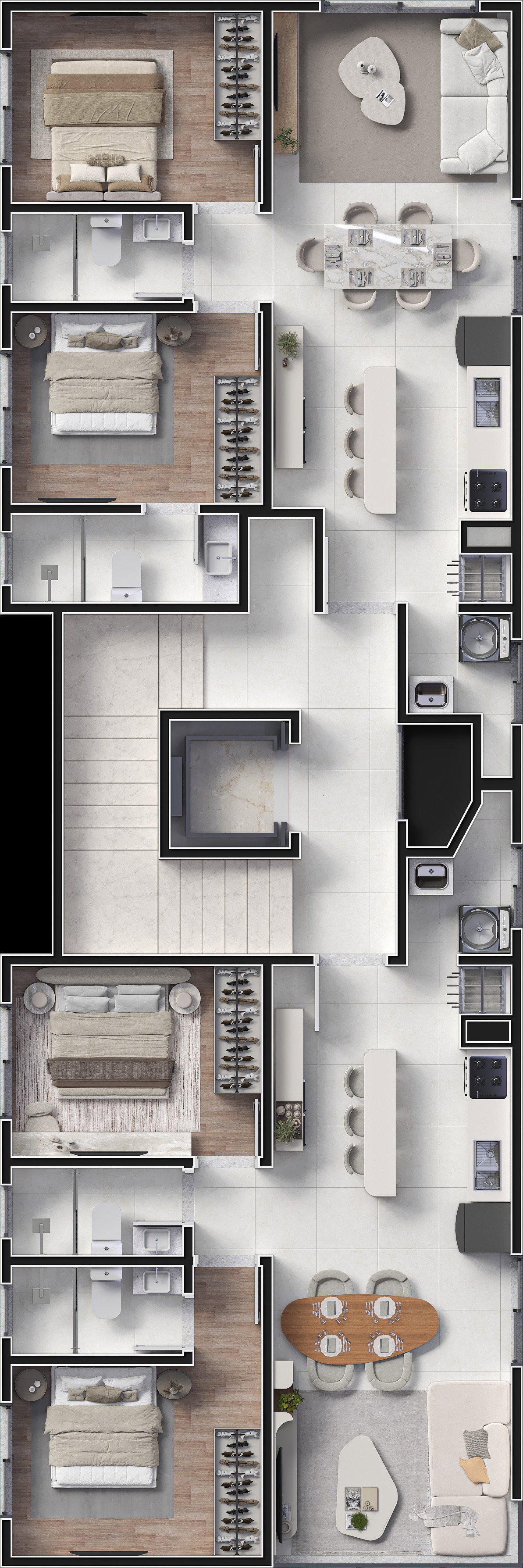Planta 4 de Belfast Residence