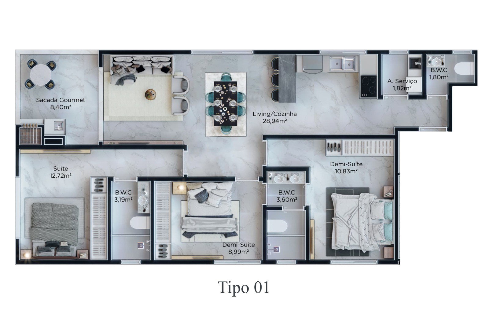 Planta 4 de Bell Mare