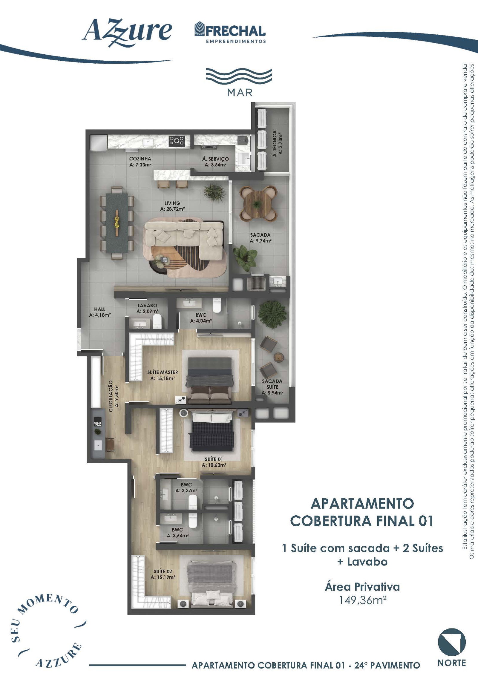 Planta 10 de Azzure