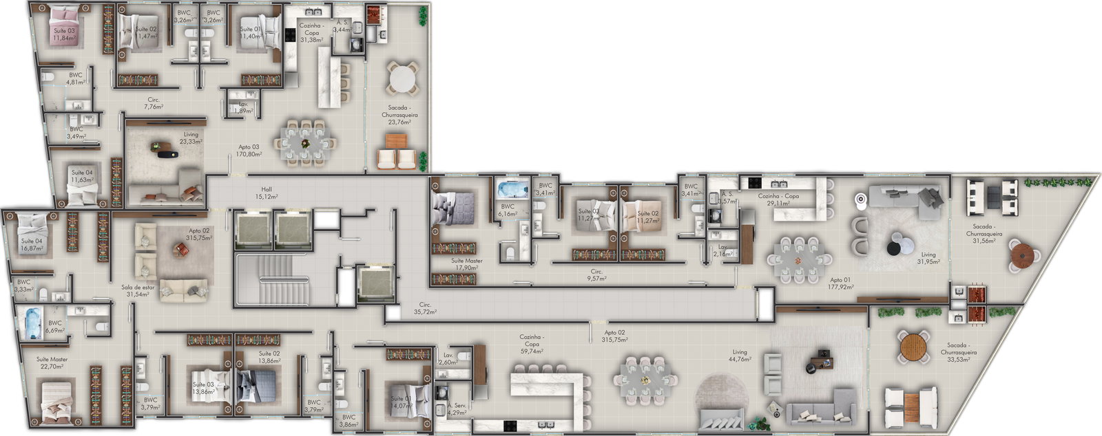 Planta 4 de Residenziale Lago Di Como