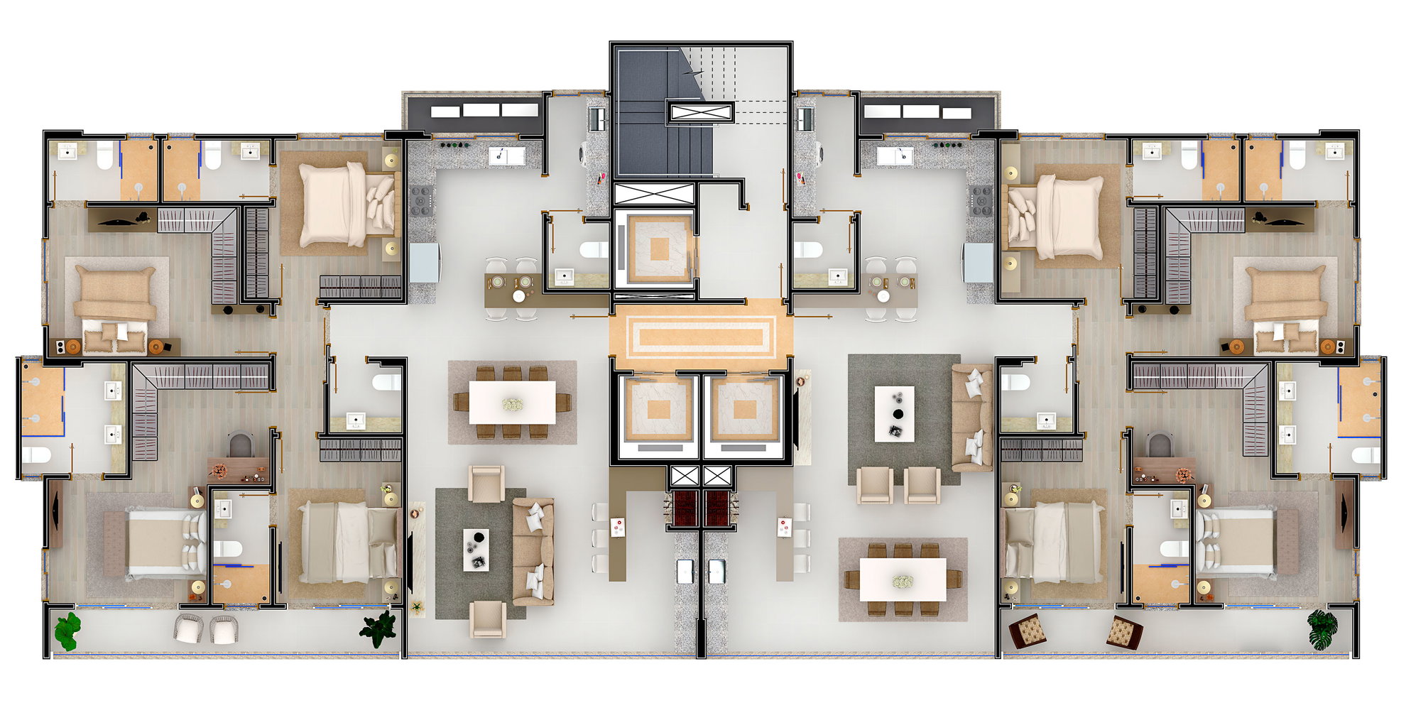 Planta 4 de Collina Di Roma