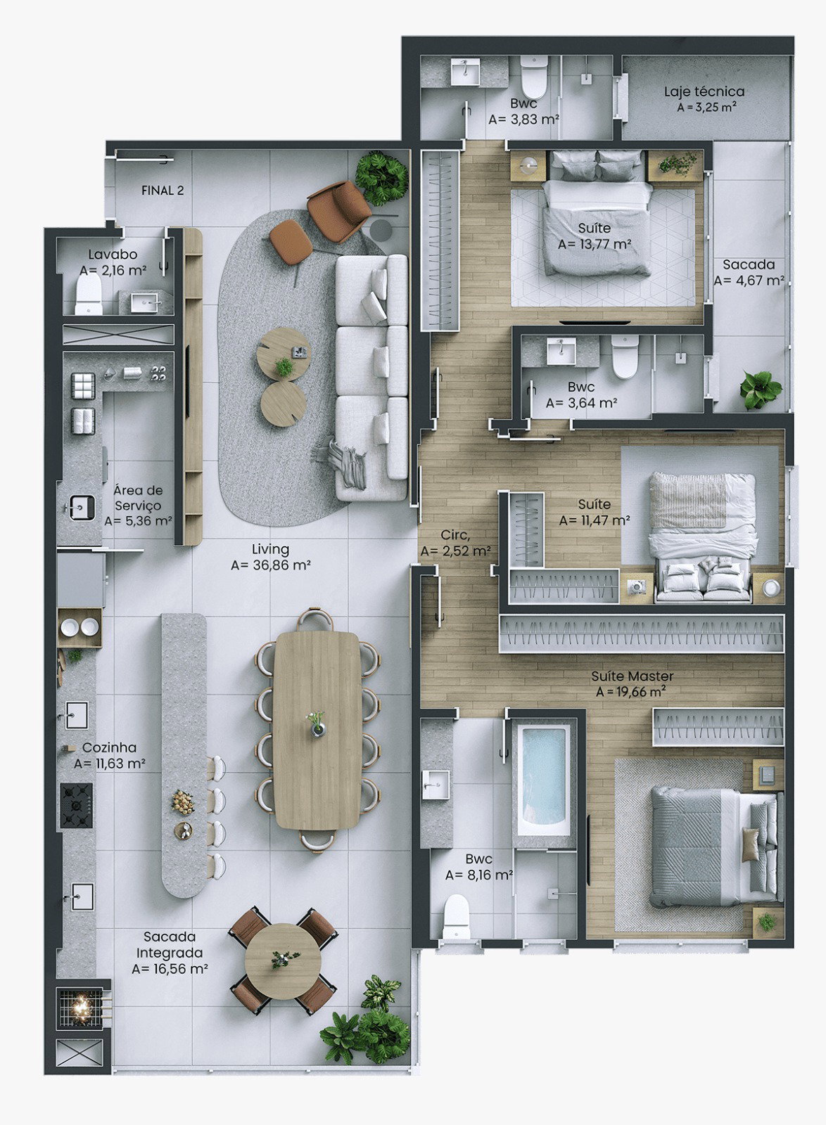Planta 8 de Monserrato