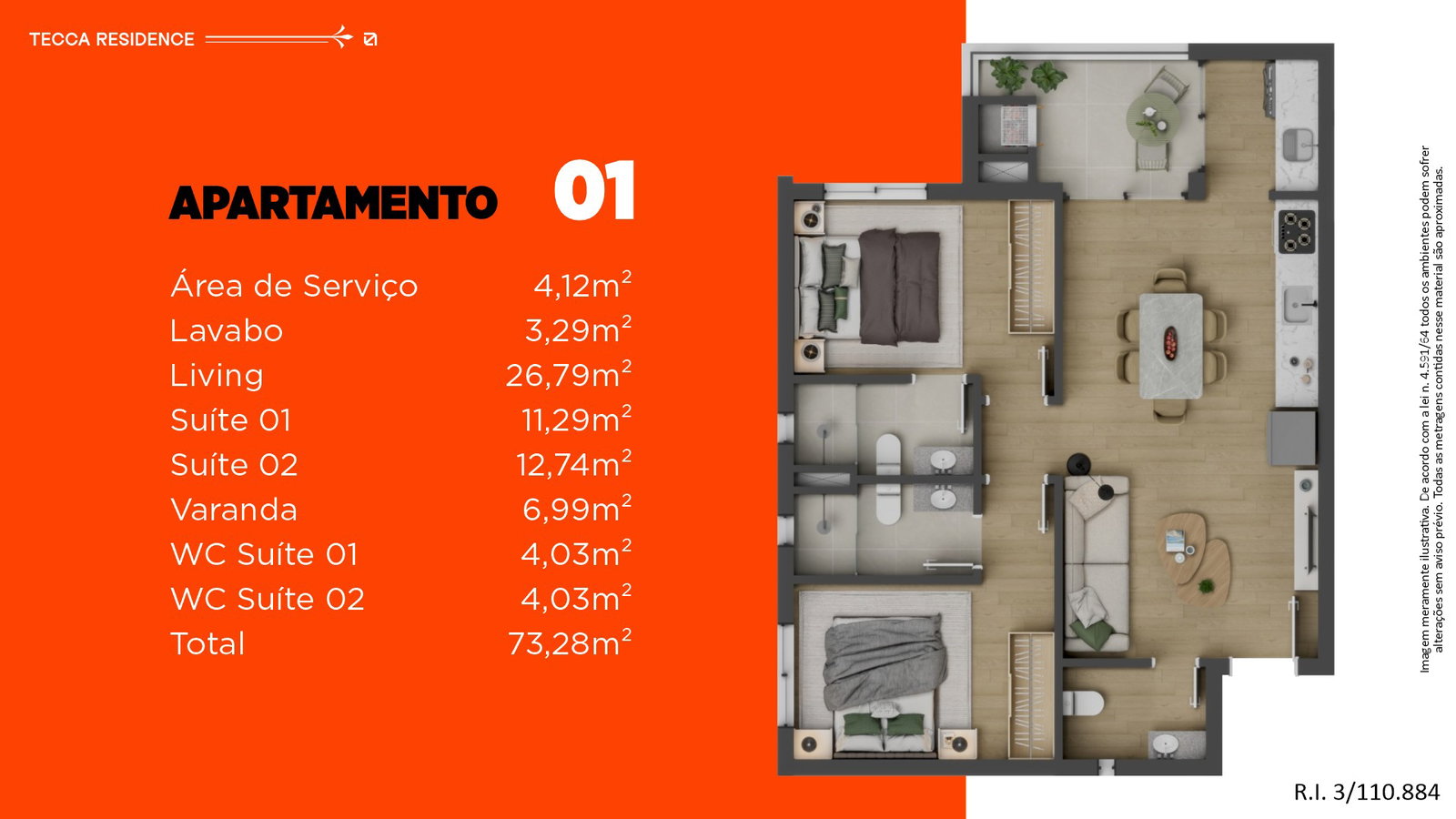 Planta 5 de Tecca Residence