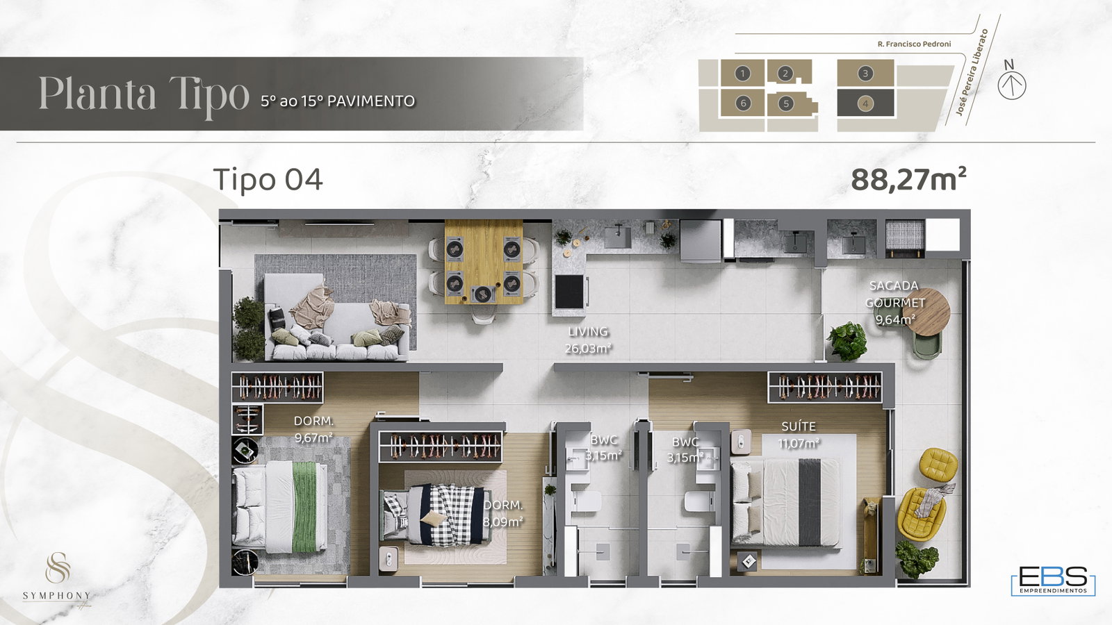 Planta 6 de Symphony Home