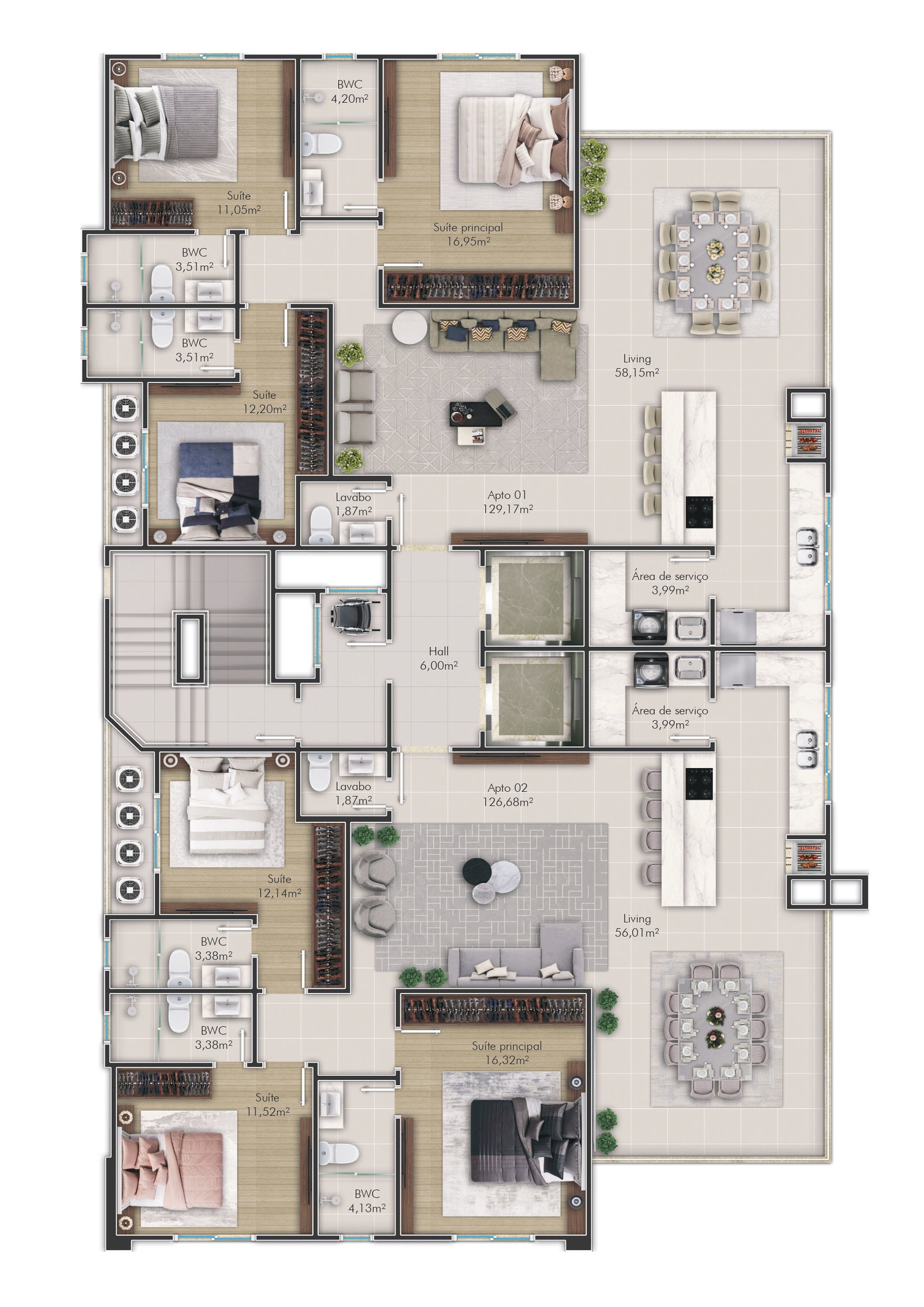 Planta 1 de Green Home Boutique Residence