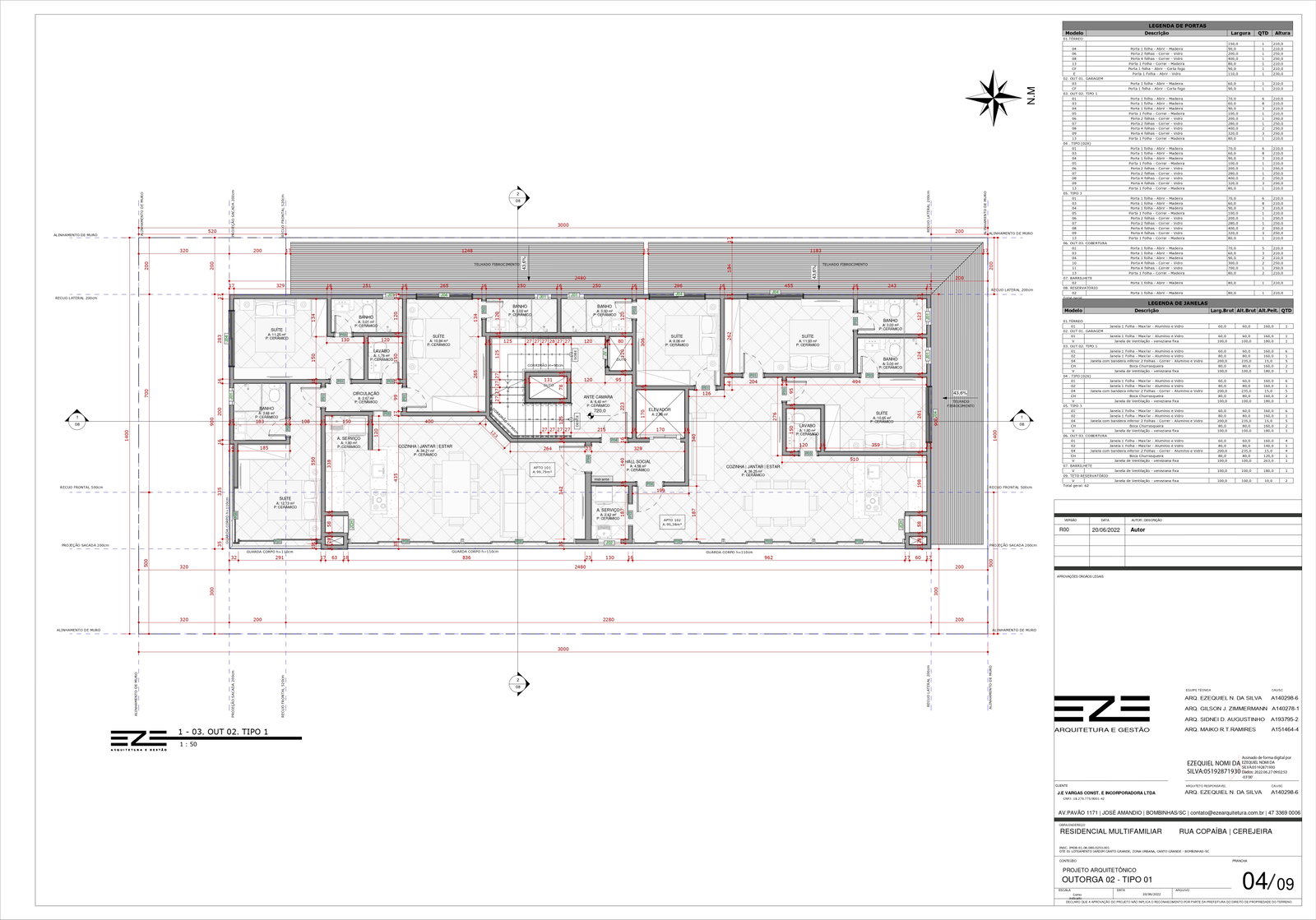 Planta 7 de Villa das Corujas