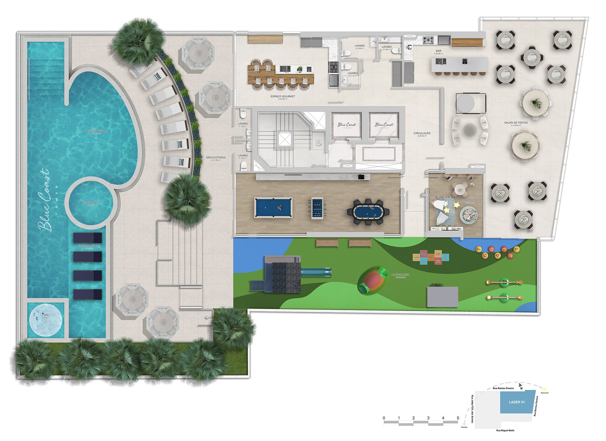 Planta 5 de Blue Coast Tower