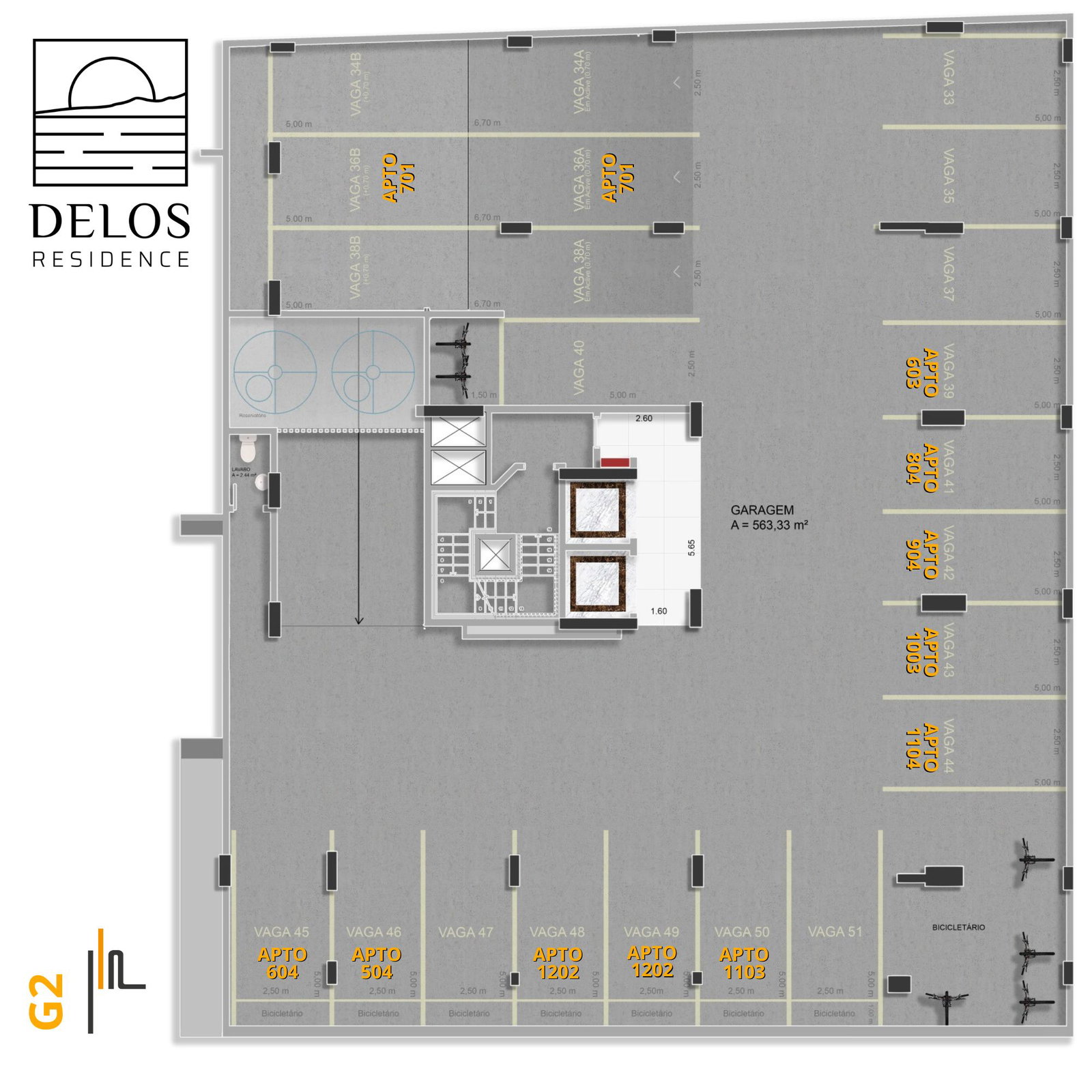 Planta 10 de Delos Residence