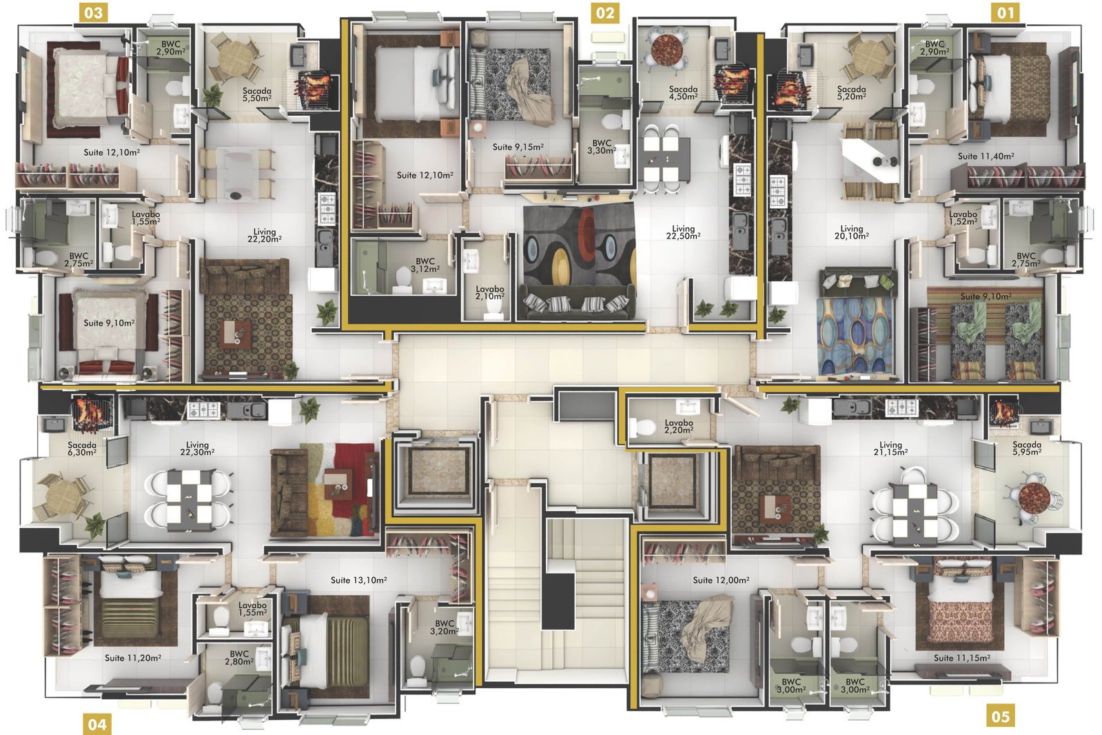 Planta 2 de Villa Orizzon