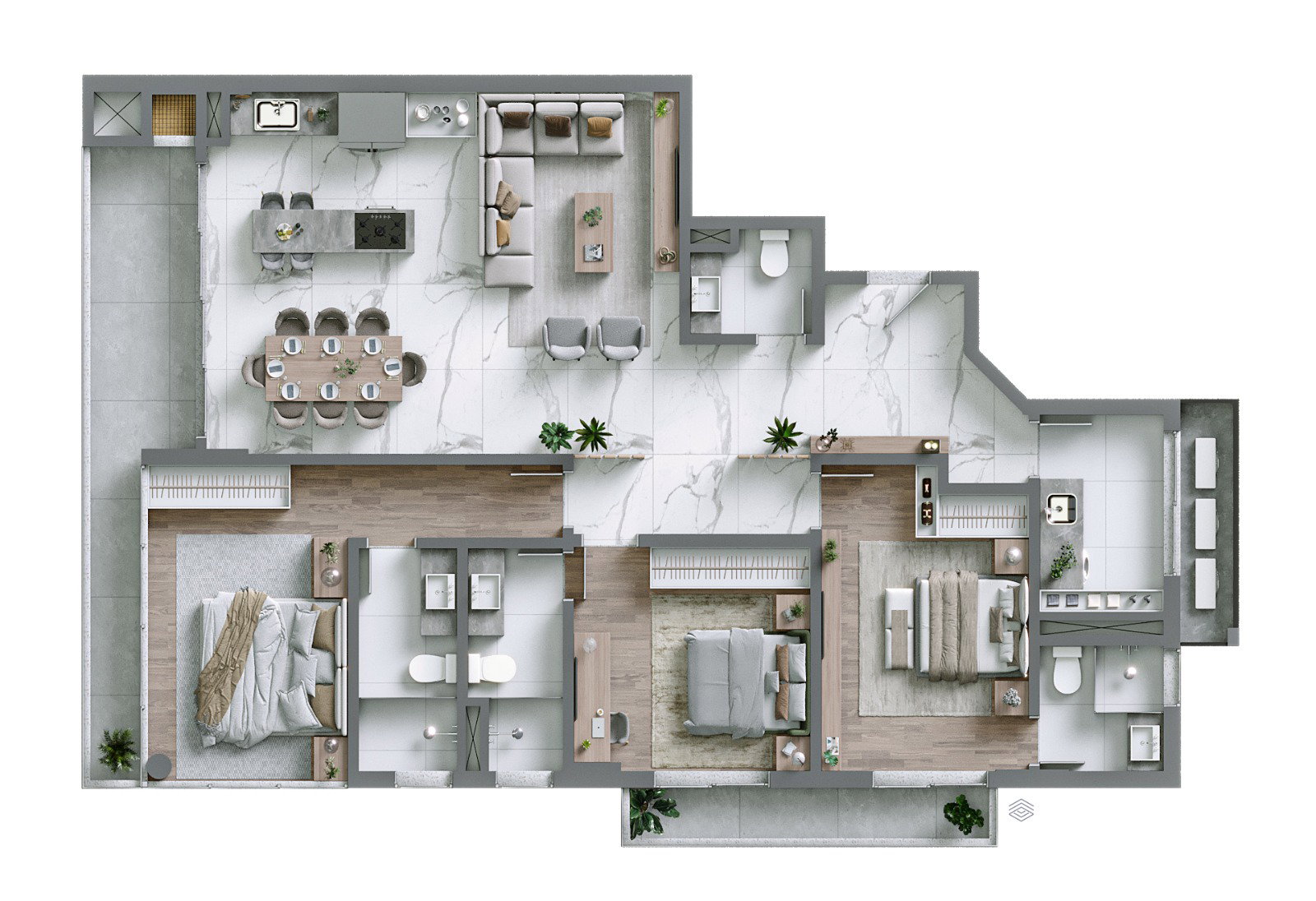 Planta 8 de Serena