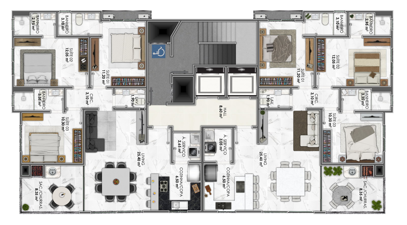 Planta 2 de Seth Residence