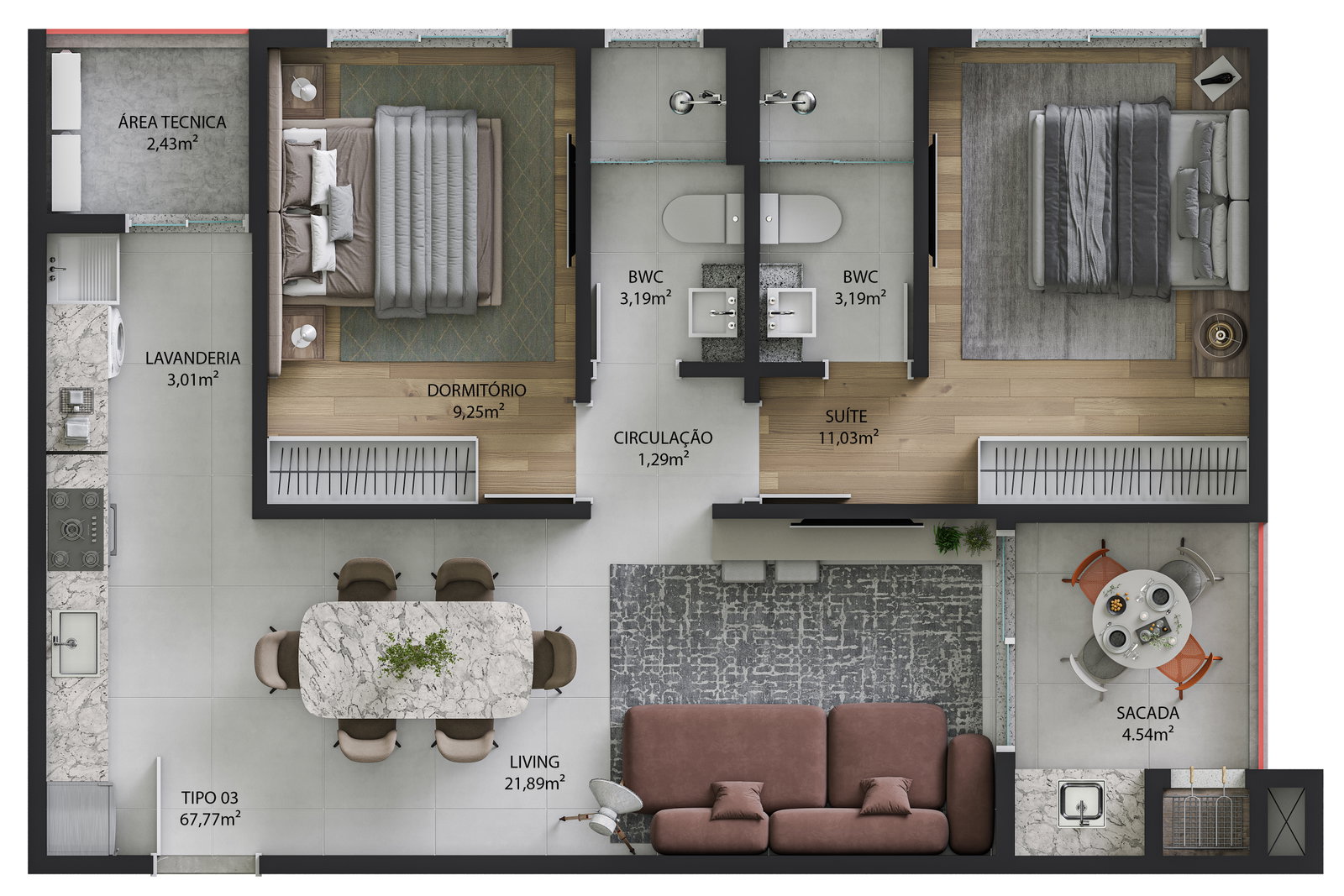 Planta 6 de Orla 55