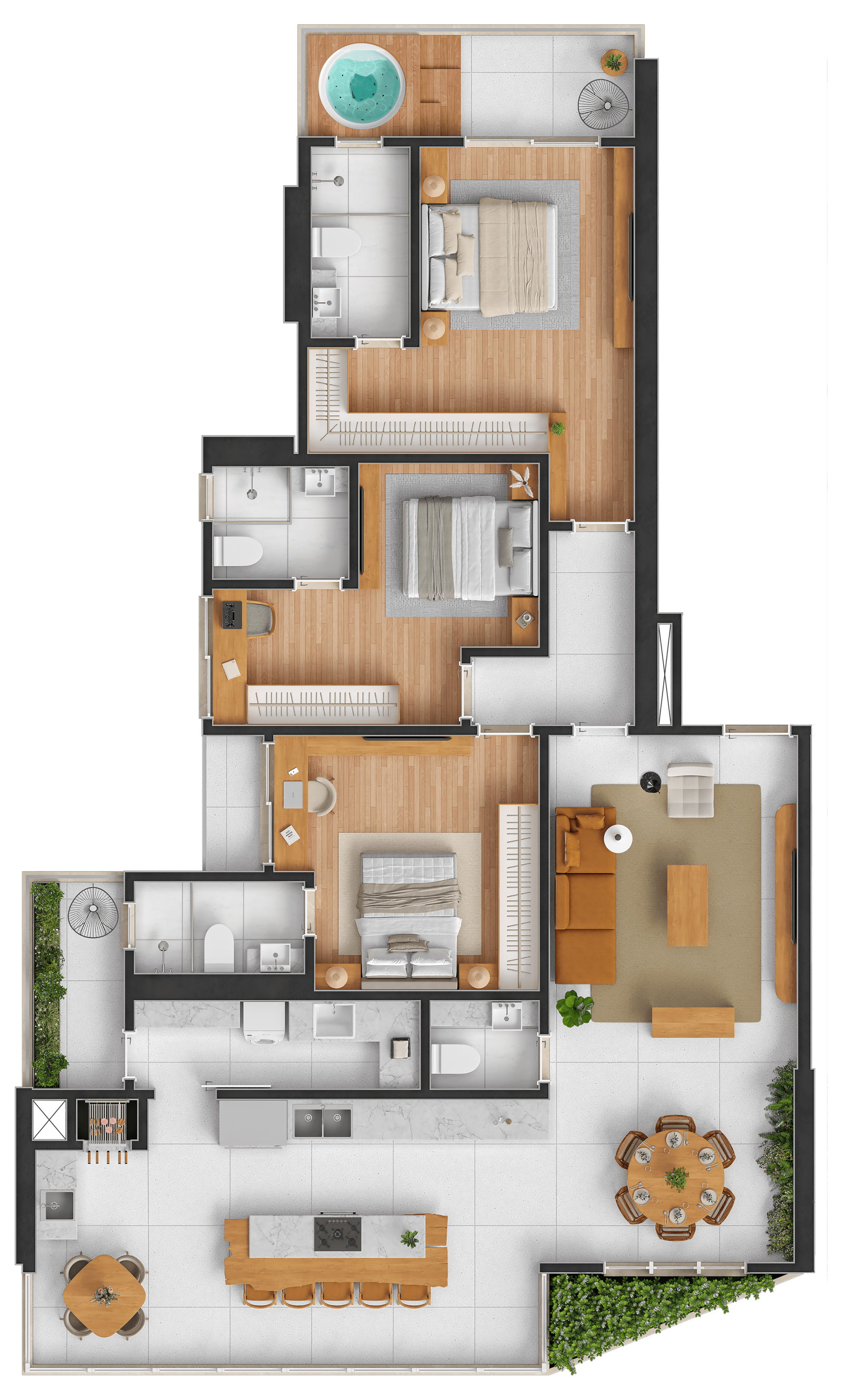 Planta 1 de West Park