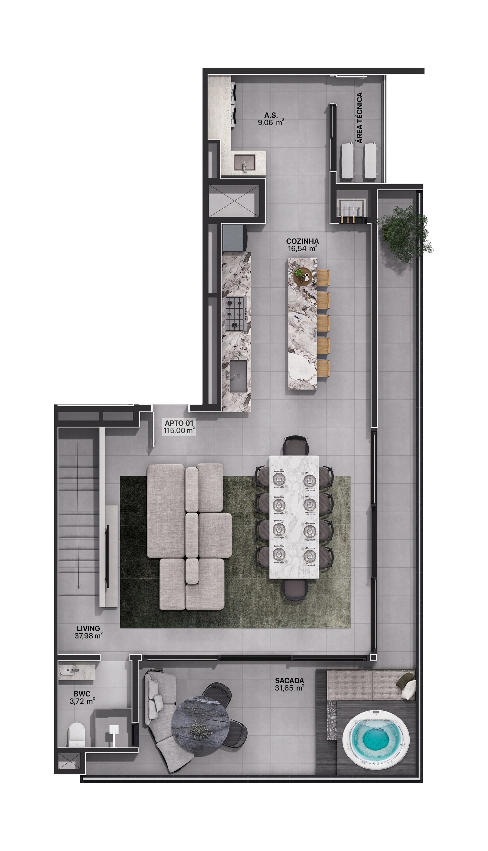 Planta 7 de Porto Cerro