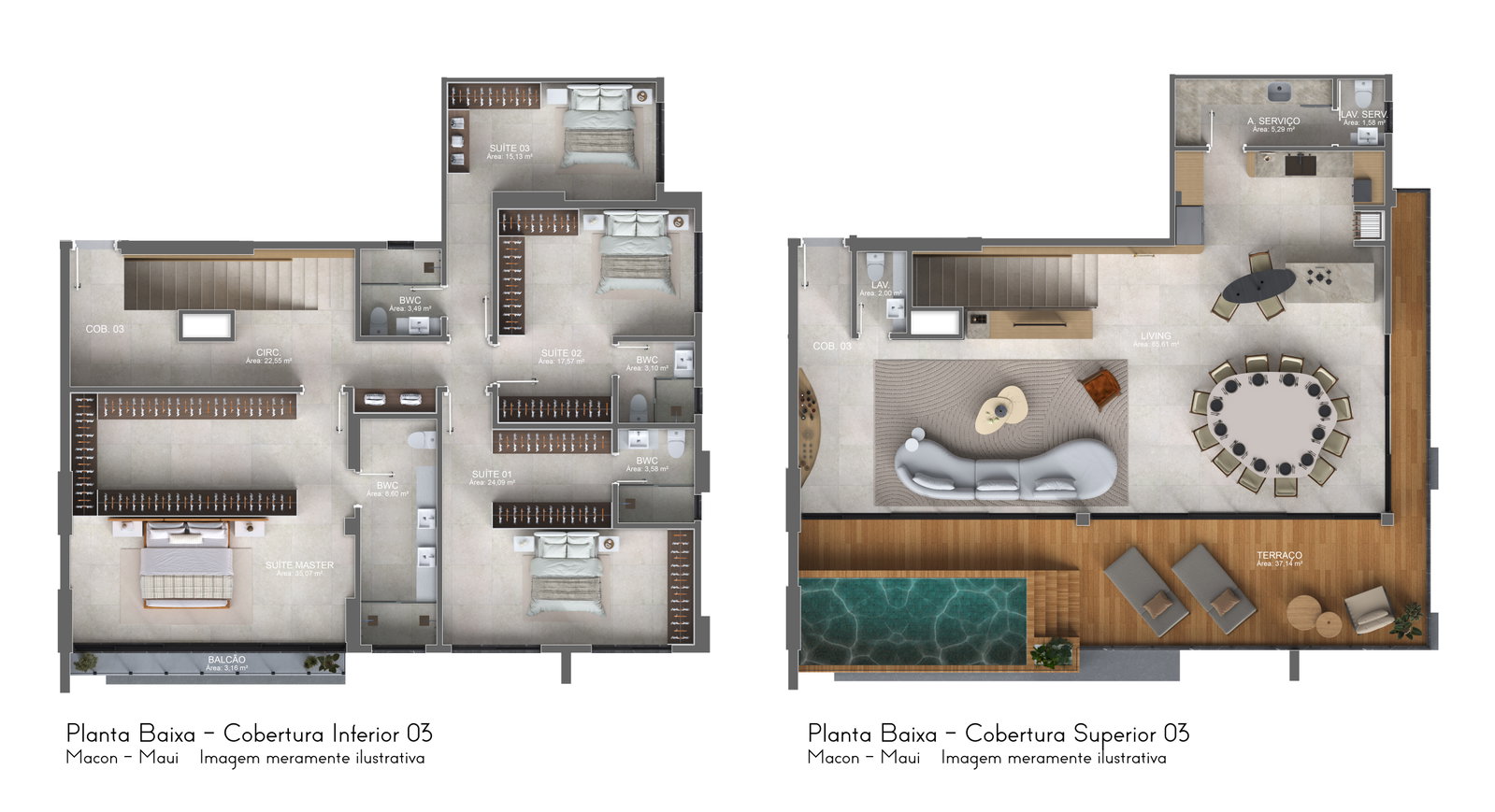 Planta 2 de Maui Residence