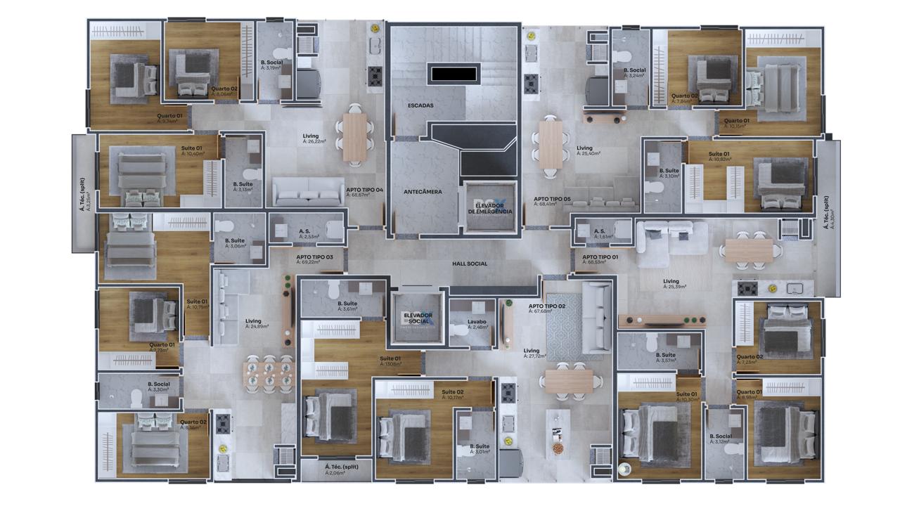 Planta 2 de Residencial Morata
