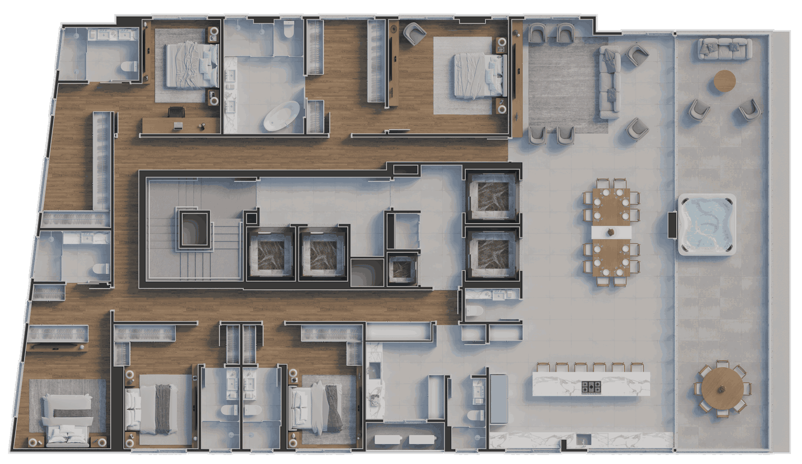 Planta 8 de Grand Luxury CNA