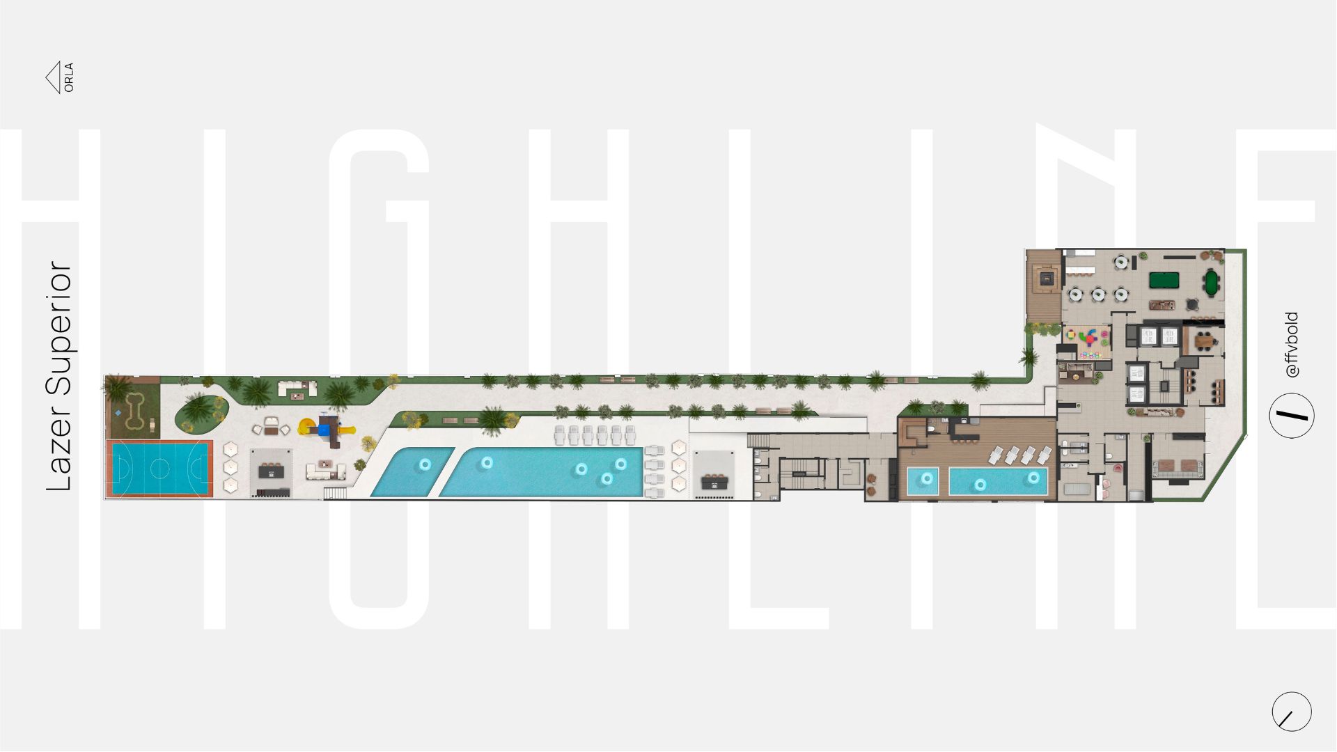 Planta Lazer Superior do High Line