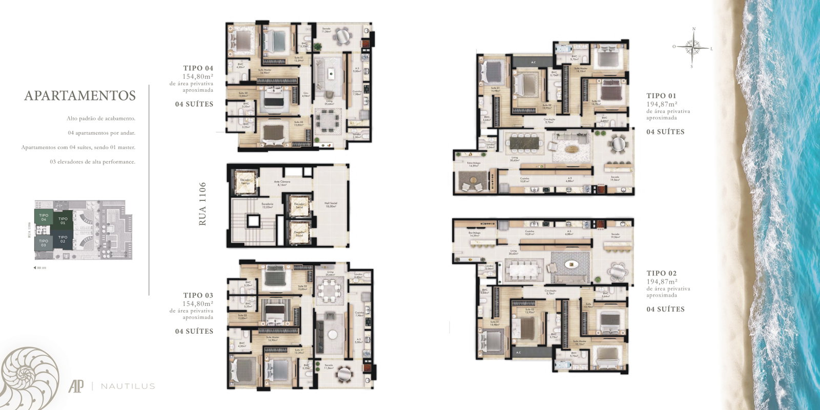 Planta 2 de Nautilus Beach Home