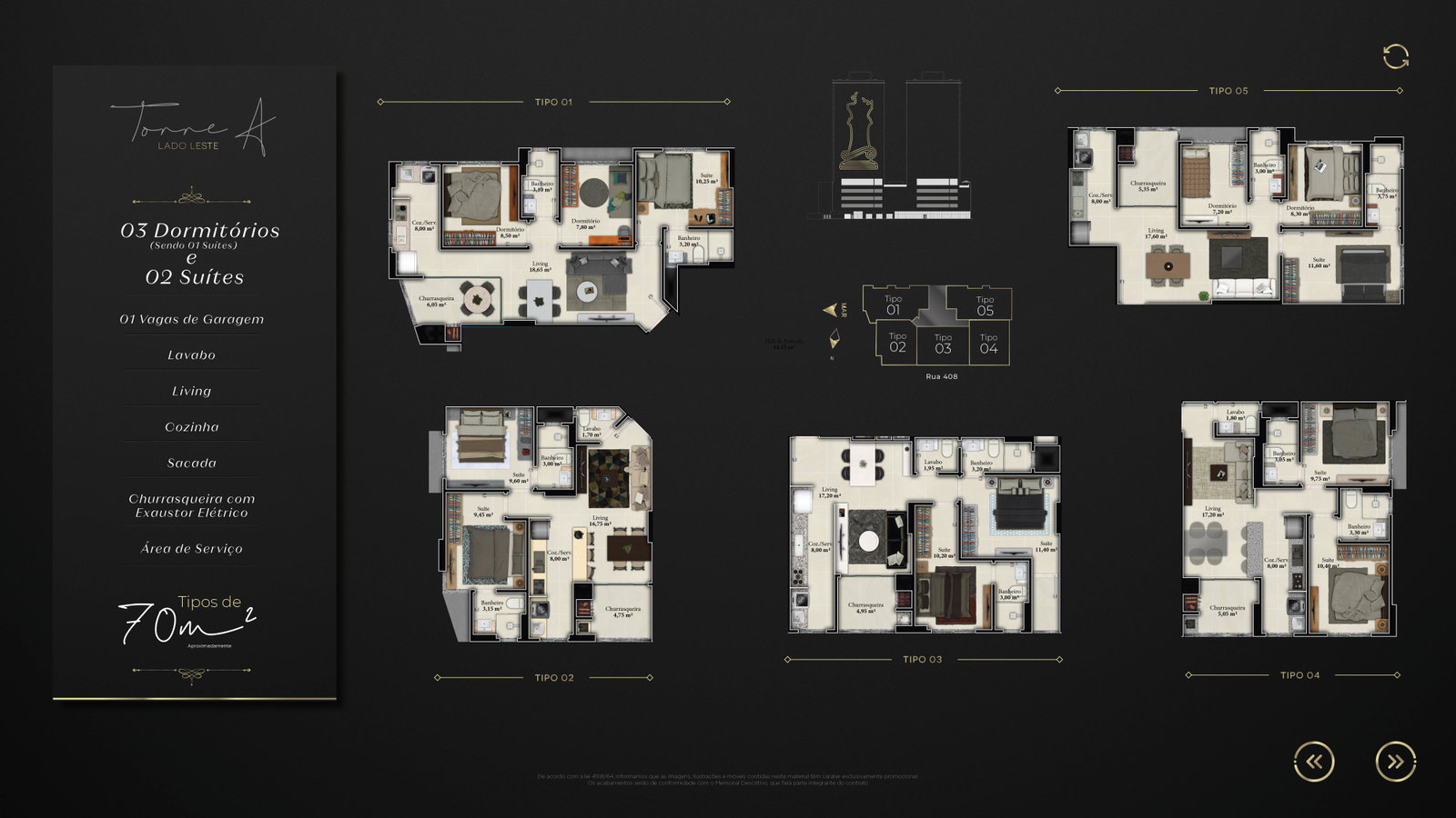 Planta 1 de The Royal Towers