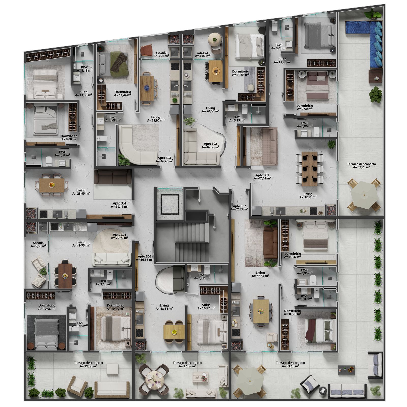 Planta 7 de Lumii Residence