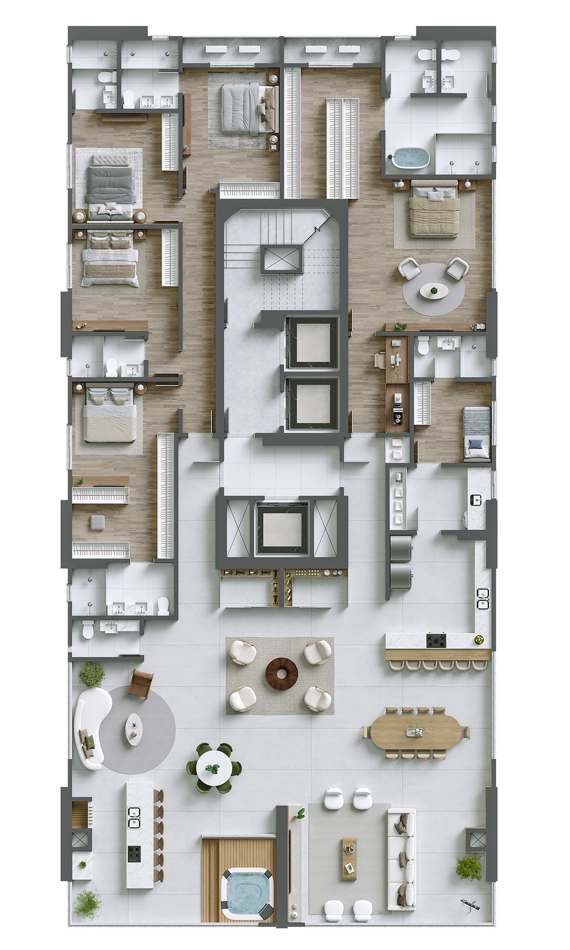 Planta 1 de Villa de Mônaco