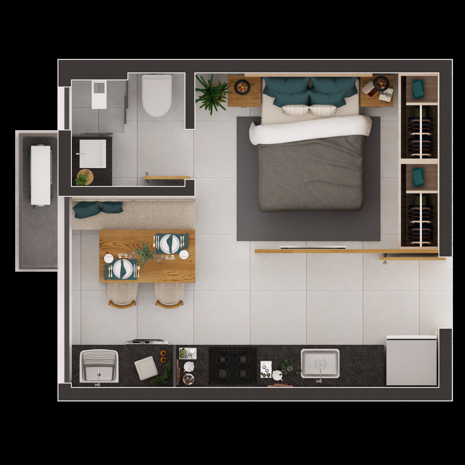 Planta 2 de Residencial Milão
