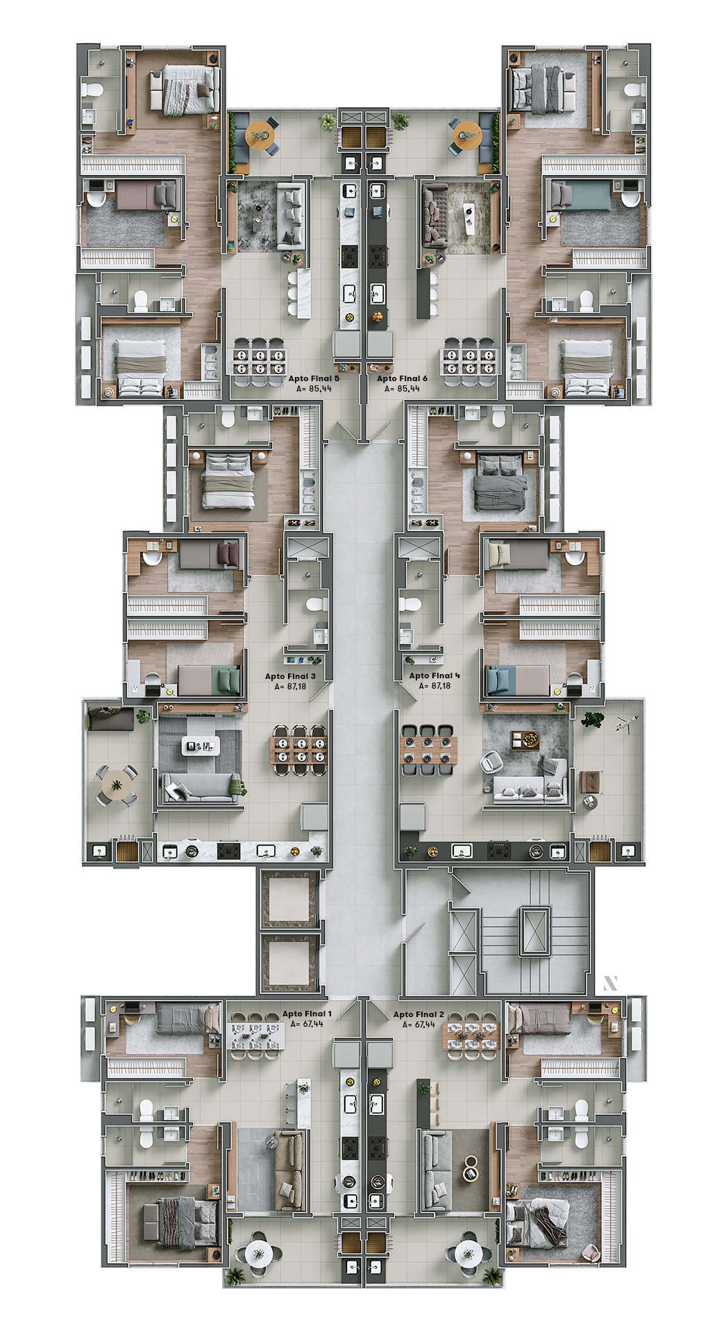 Planta 4 de Maggiore