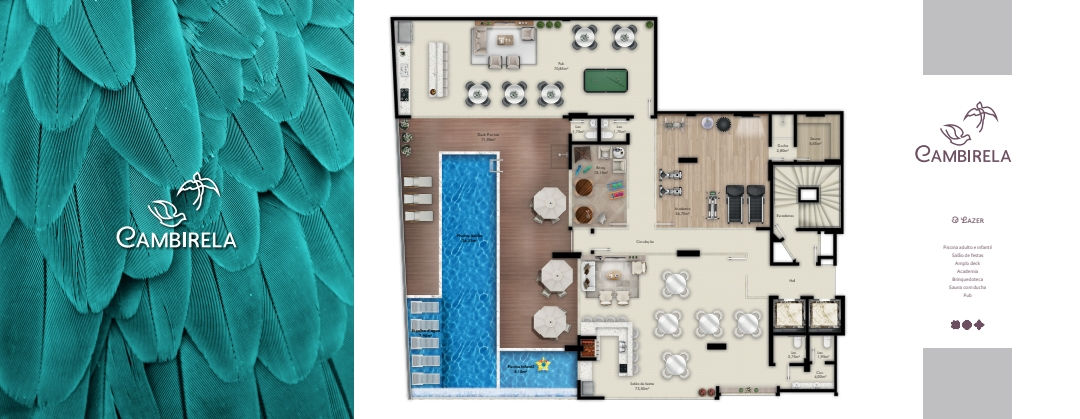 Planta 1 de Cambirela Residence