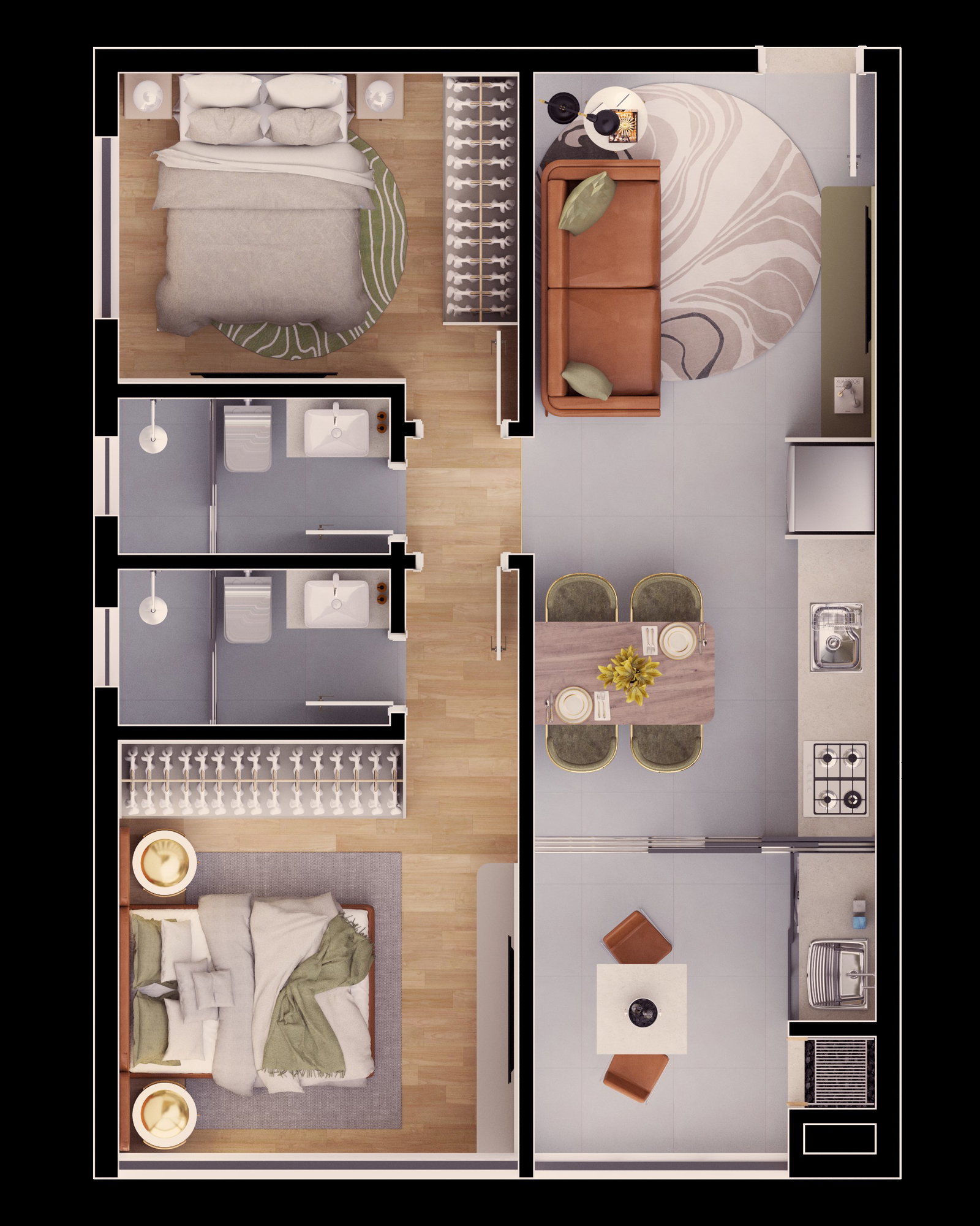 Planta 3 de Residencial Buona Vita