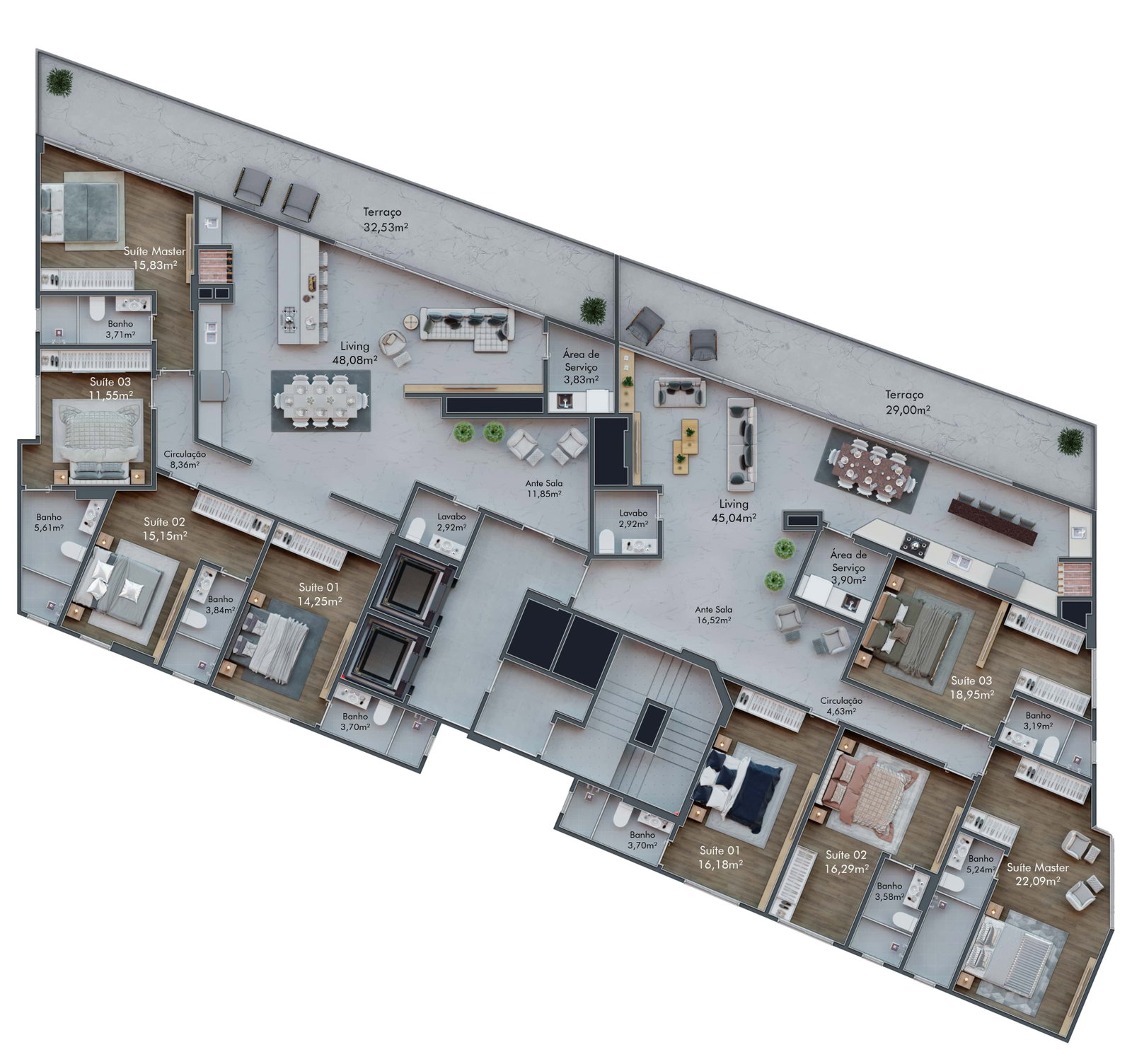 Planta 5 de Strait Tower