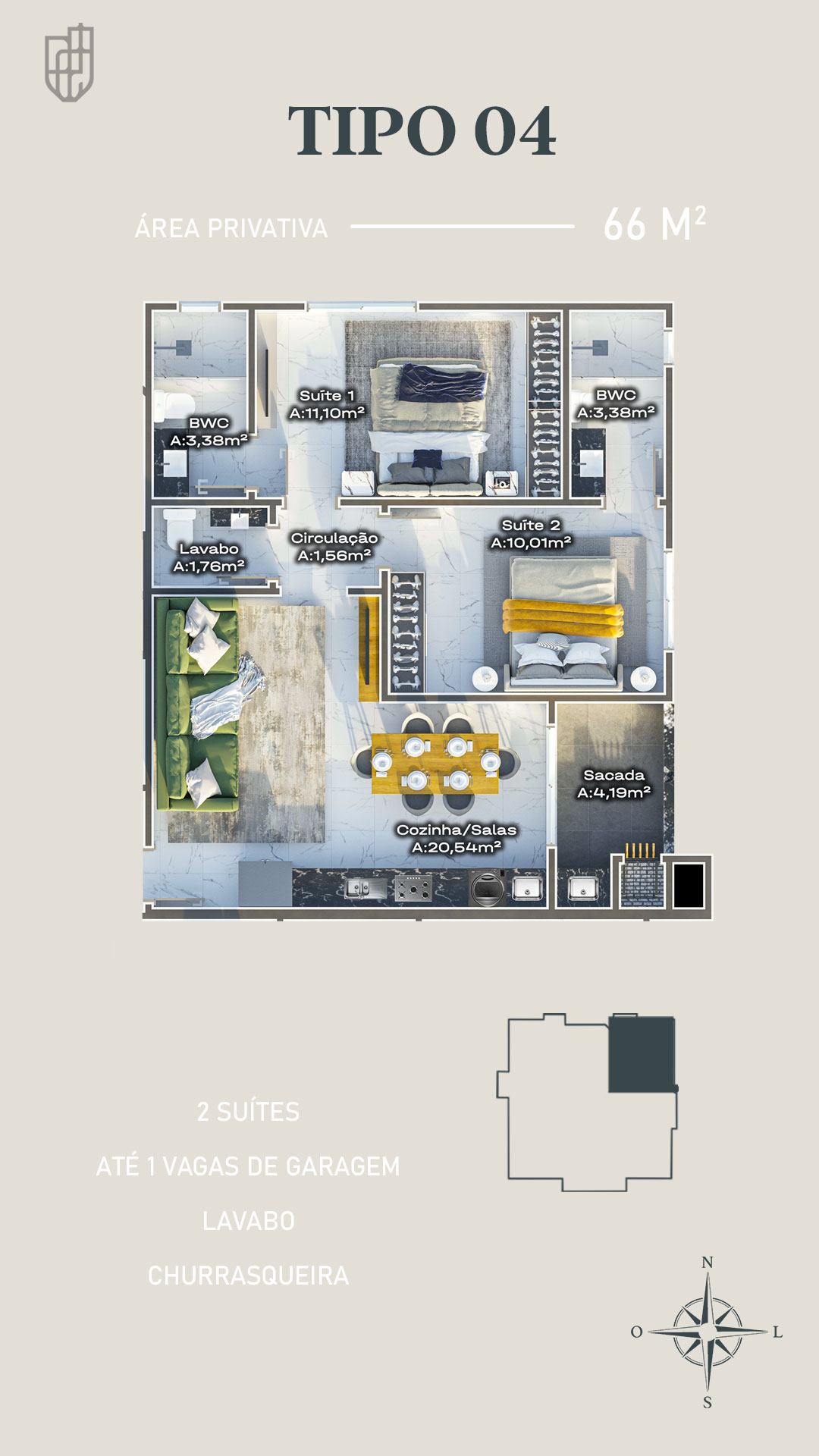 Planta 4 de Vivence Premium