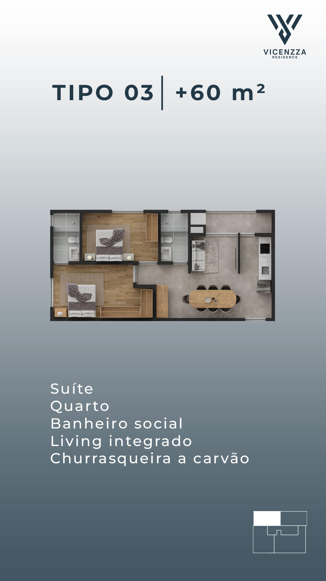 Planta 4 de Residencial Vicenzza