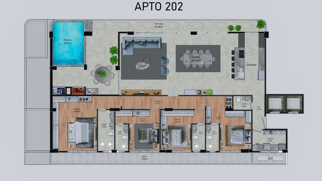 Planta 1 de Brava Dreams