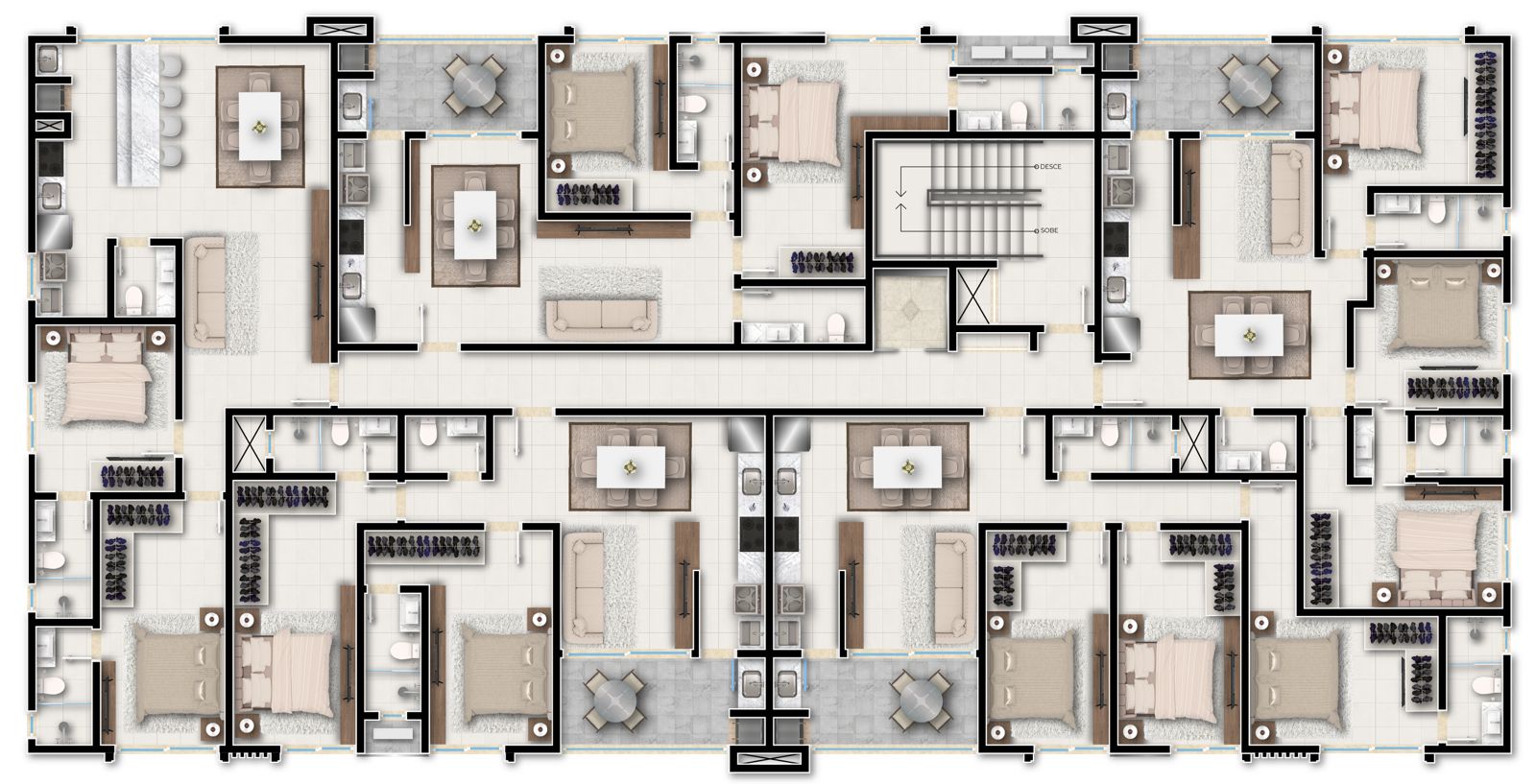 Planta 1 de Vivace Residence