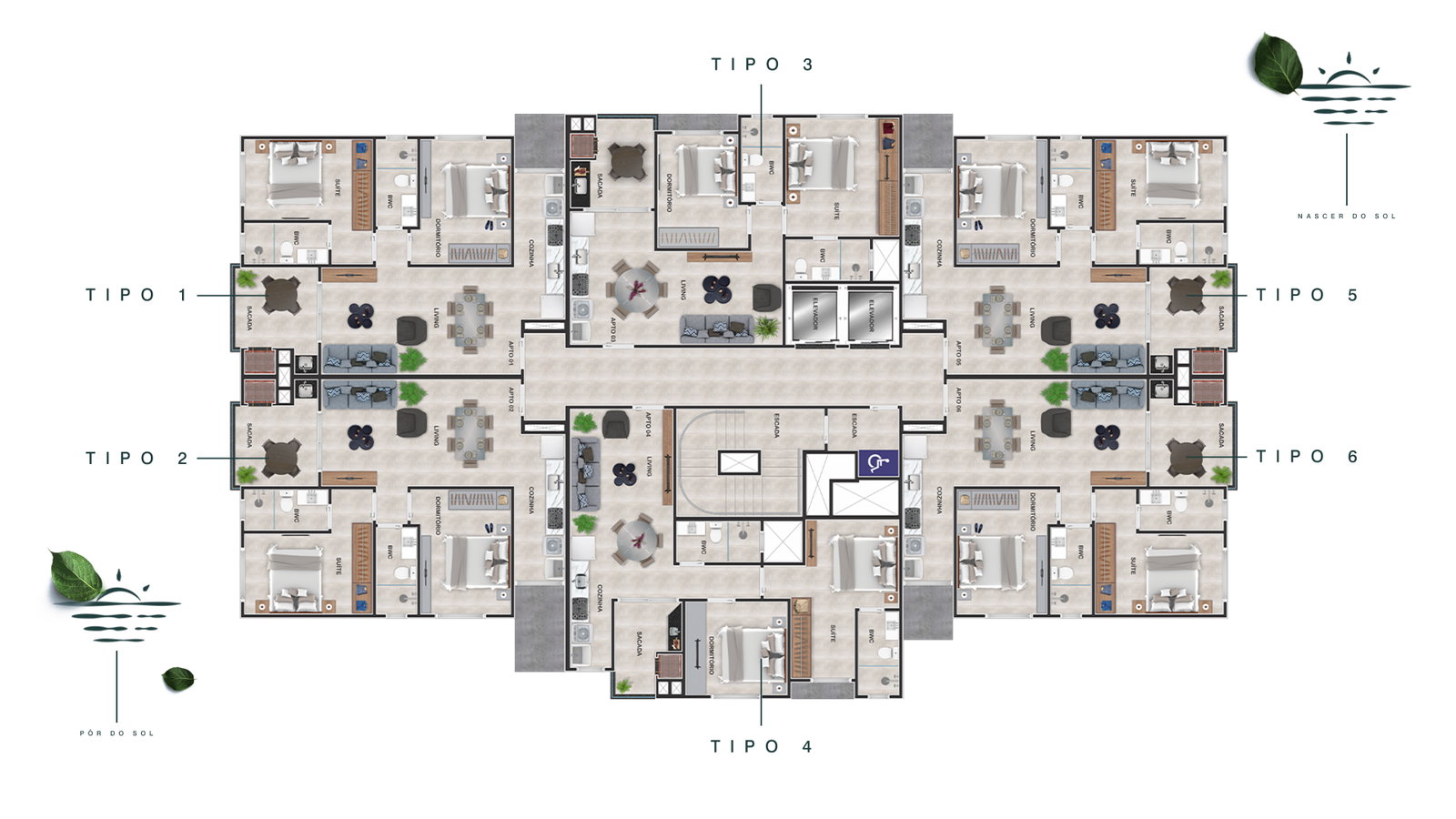 Planta 1 de Vive La Vie Residence