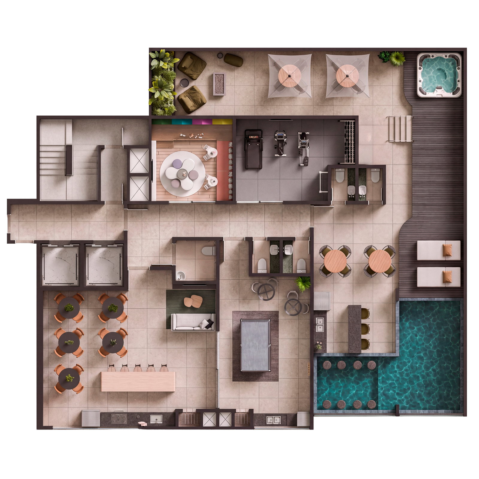 Planta 3 de Seattle Residence