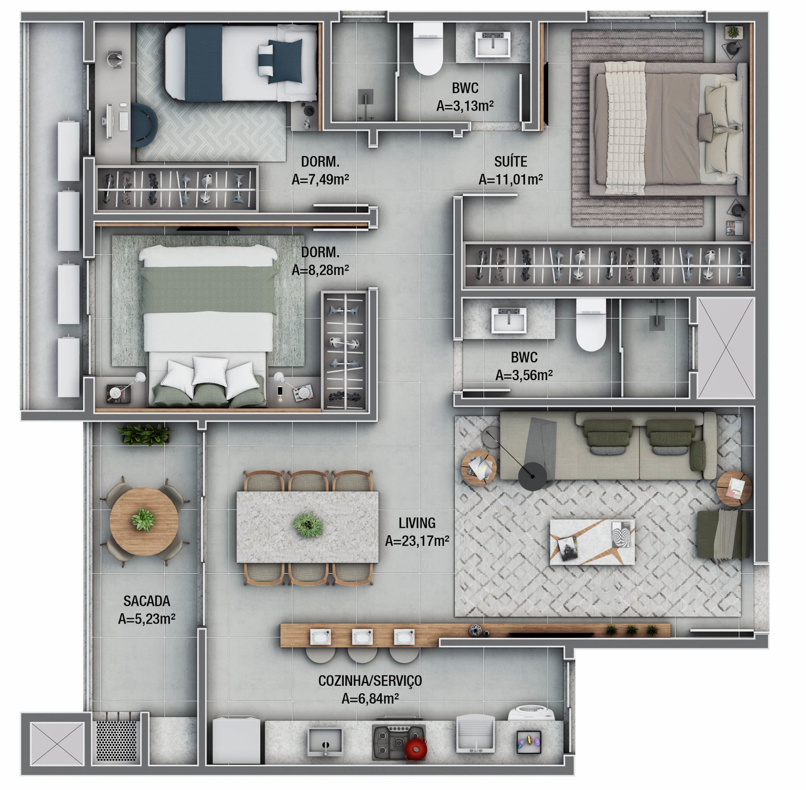 Planta 2 de Costa Club