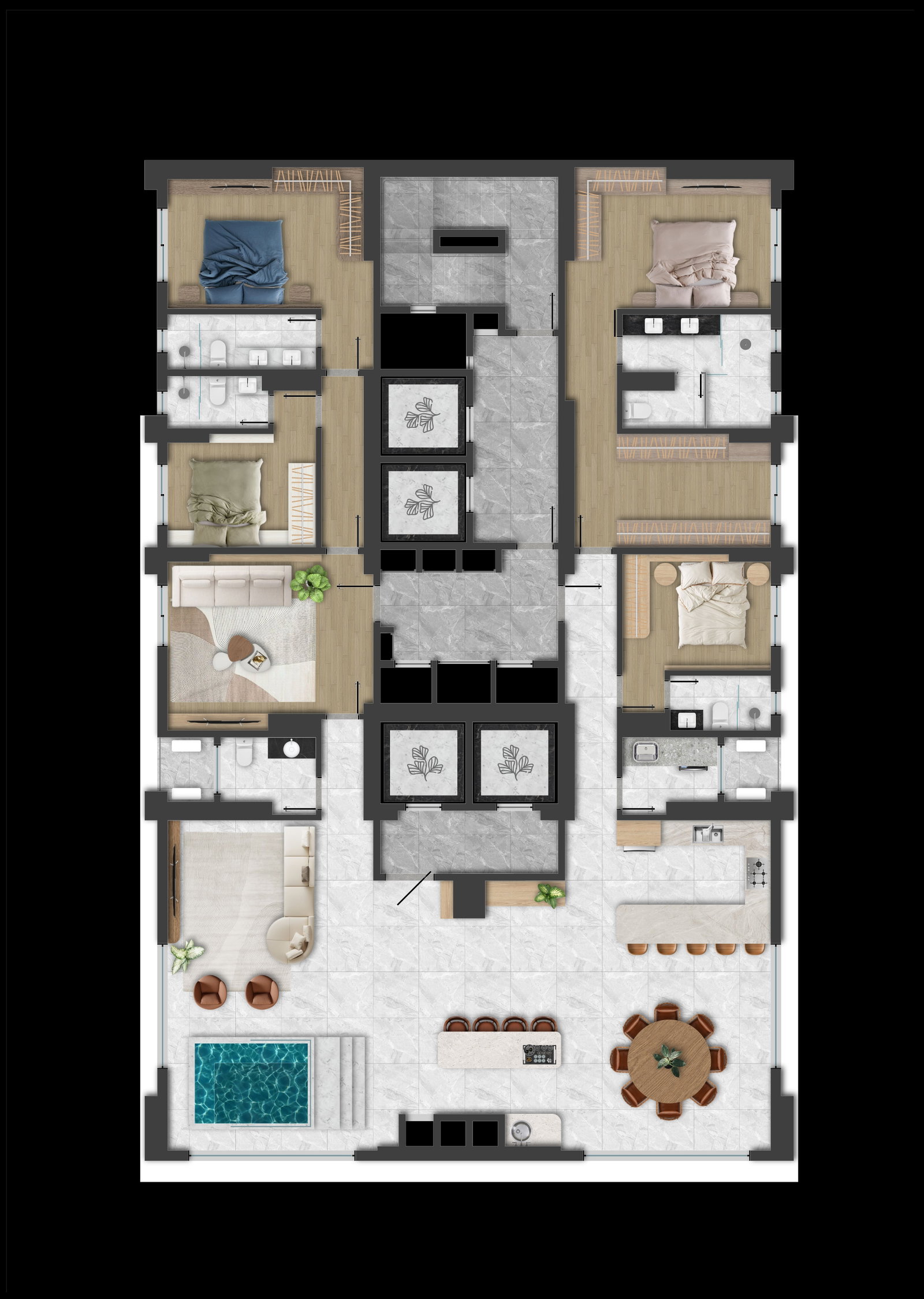 Planta 2 de Palazzo Giardino