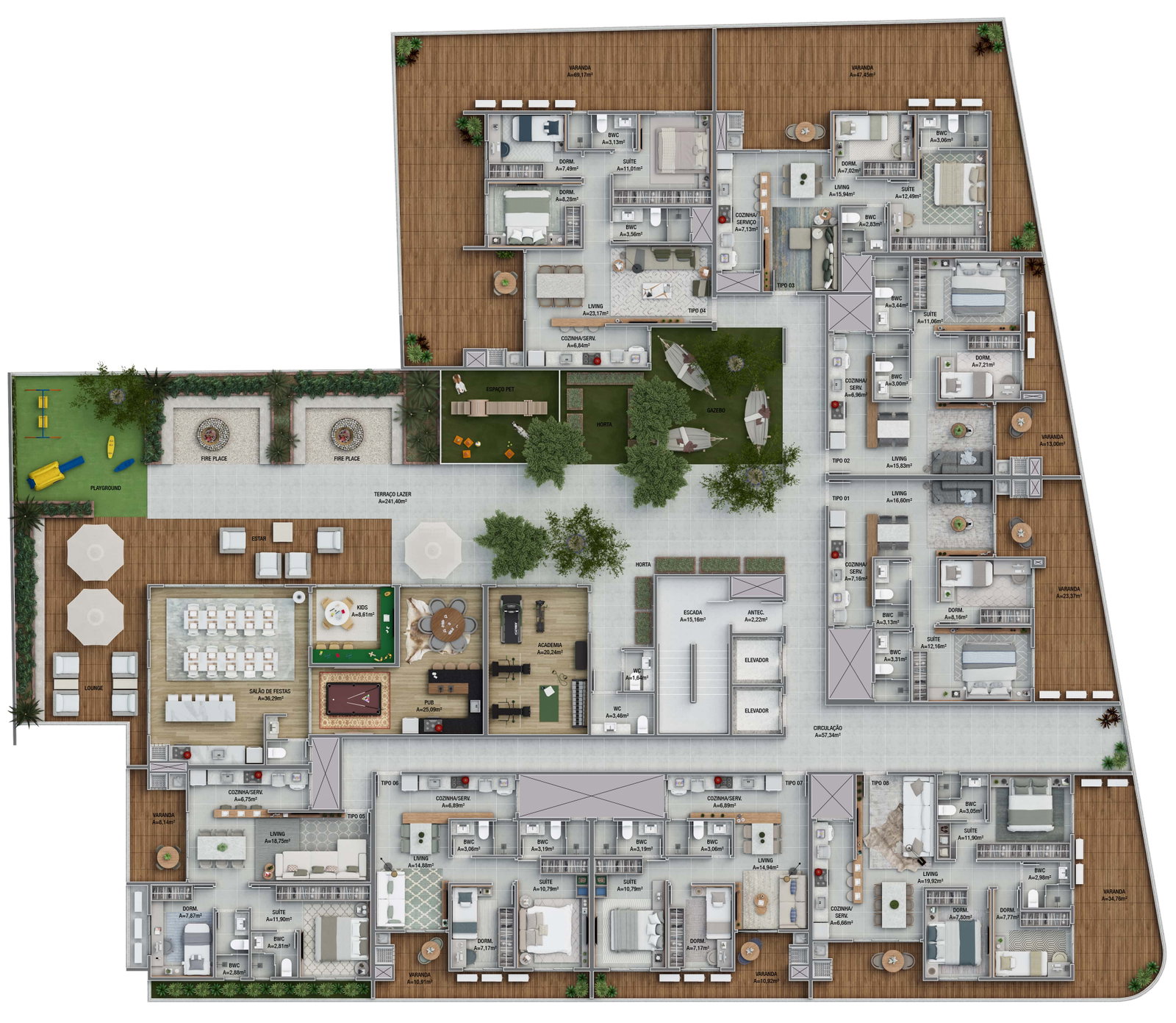 Planta 25 de Costa Club