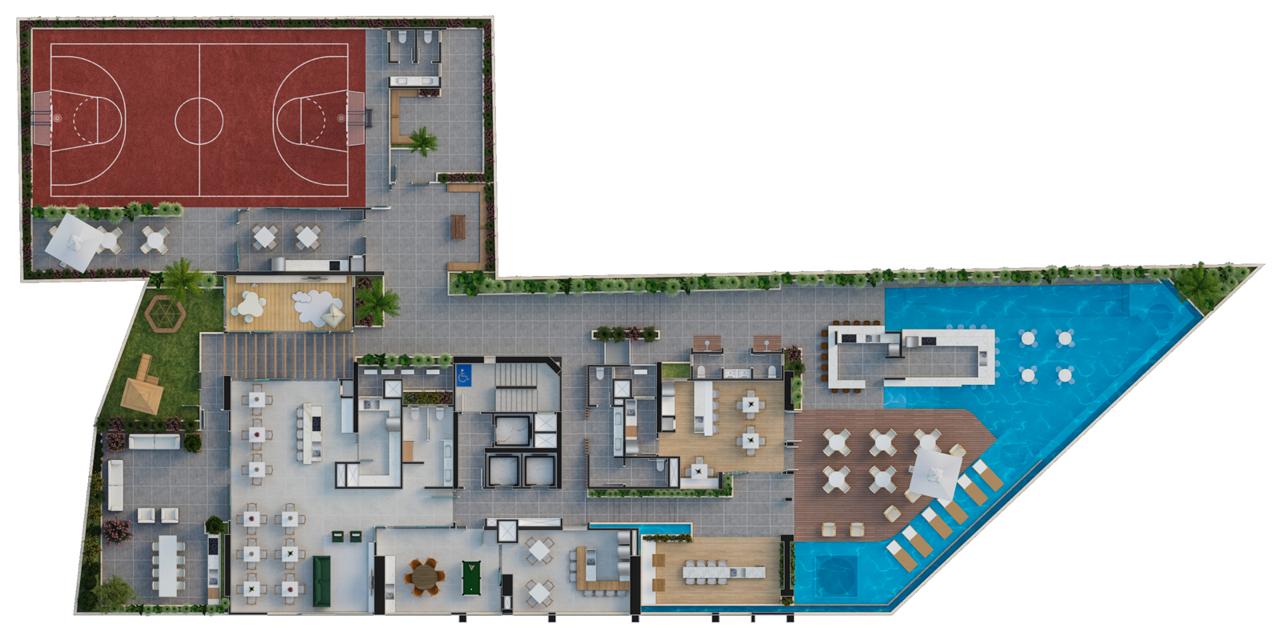 Planta 1 de 135 Jardins