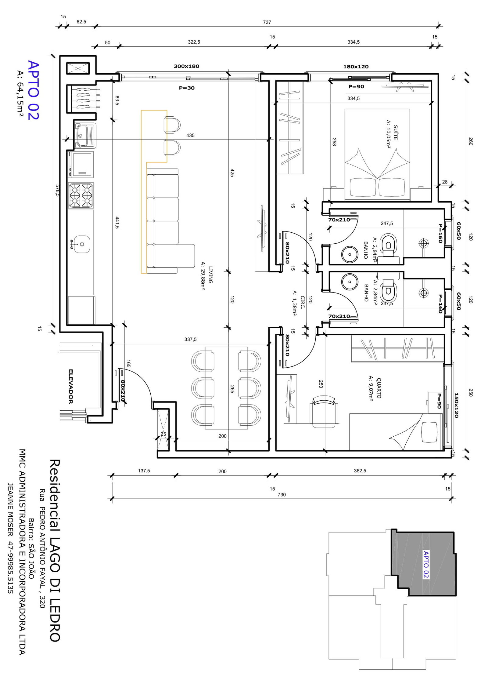 Planta 4 de Residencial Lago di Ledro