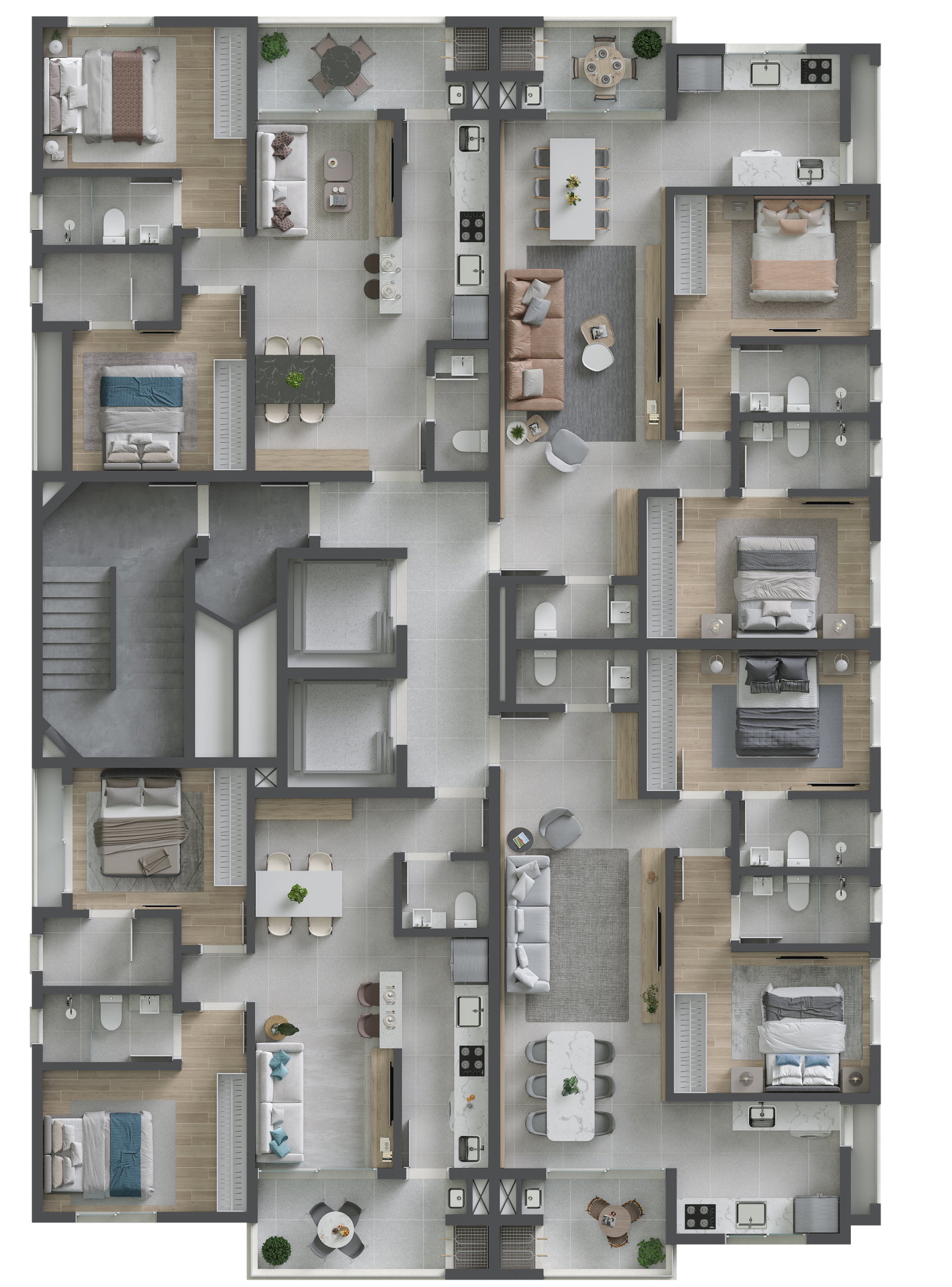Planta 2 de Fikus Residence