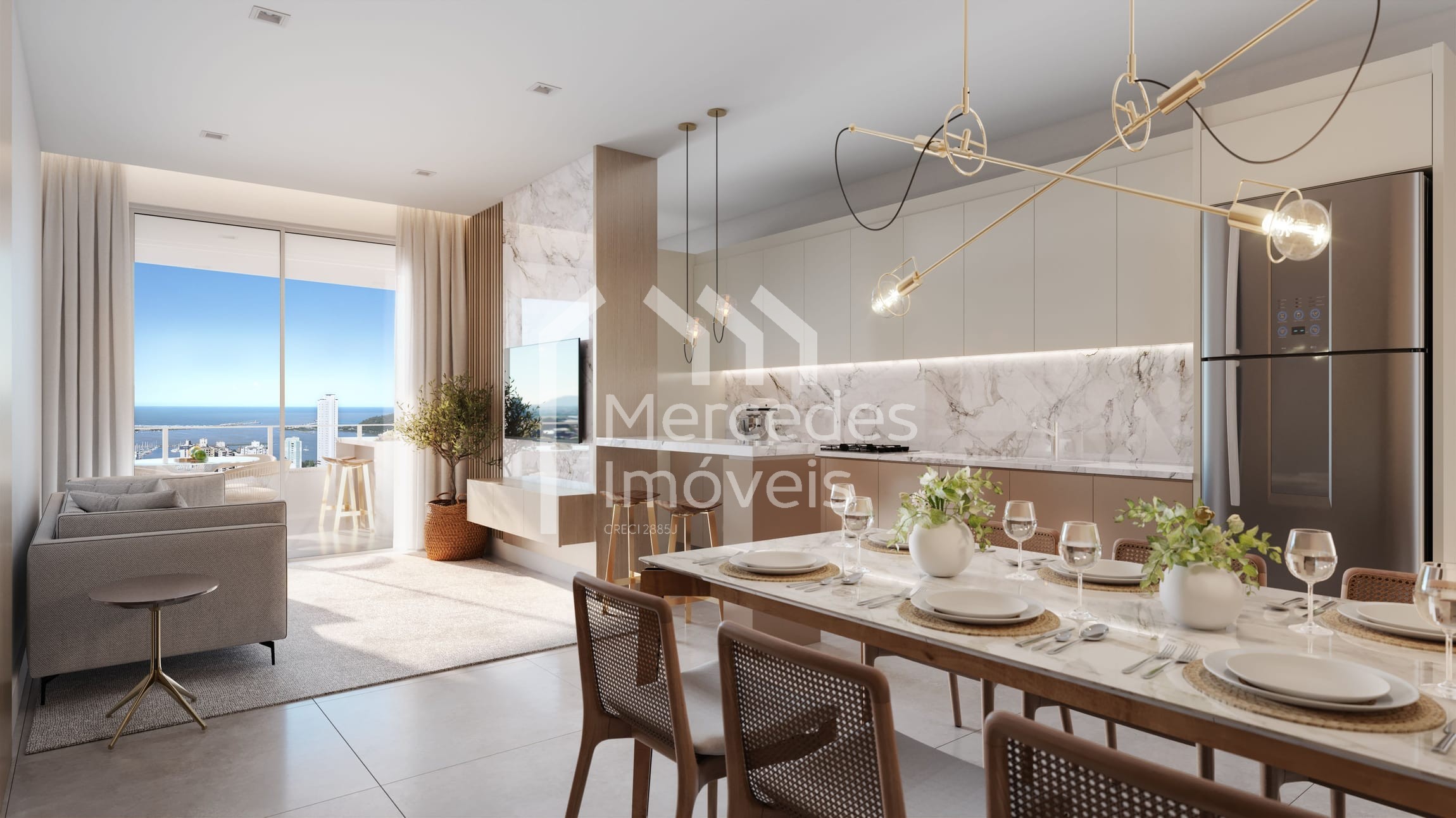 Foto 20 de Apartamento 1 suíte + 2 dorms à venda · Centro, Itajaí · Monte Solaro · 105 m² · AP1736