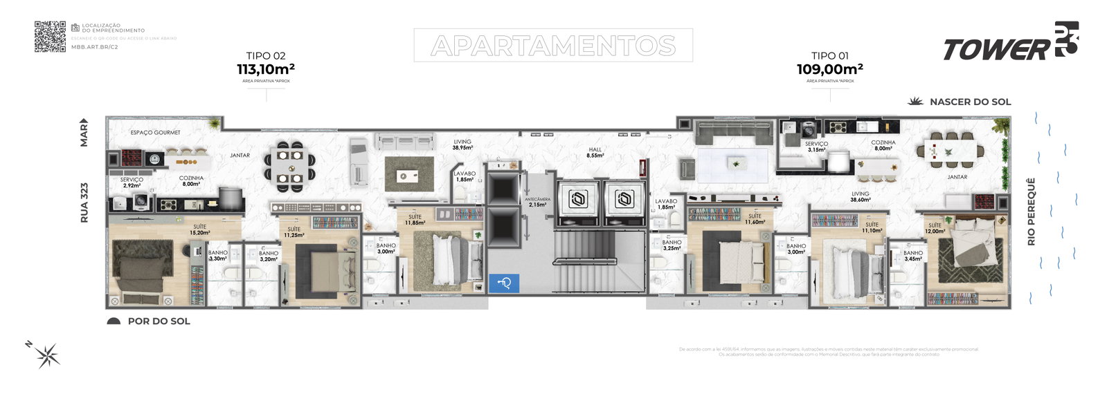 Planta 1 de Tower 23