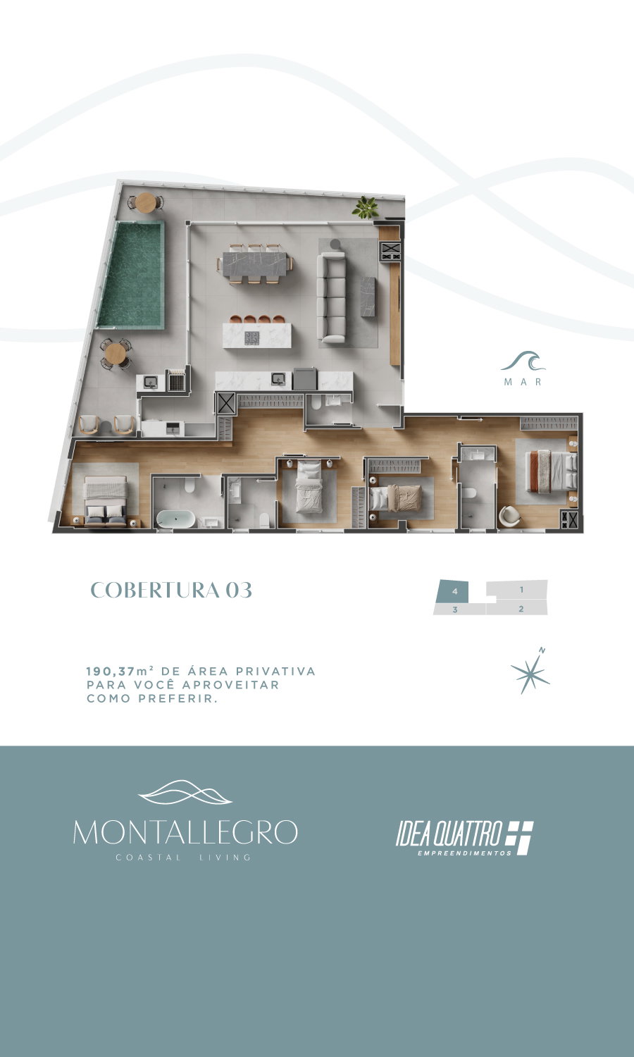 Planta 5 de Montallegro Coastal Living