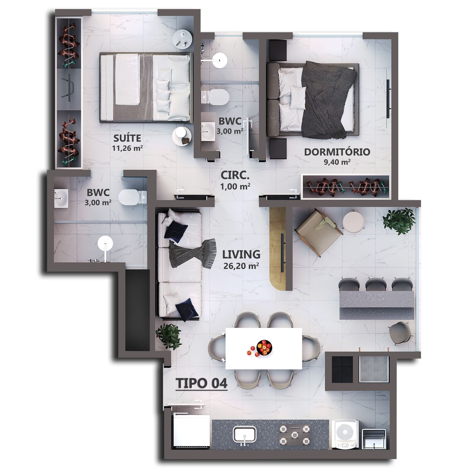 Planta 6 de Zion Residence