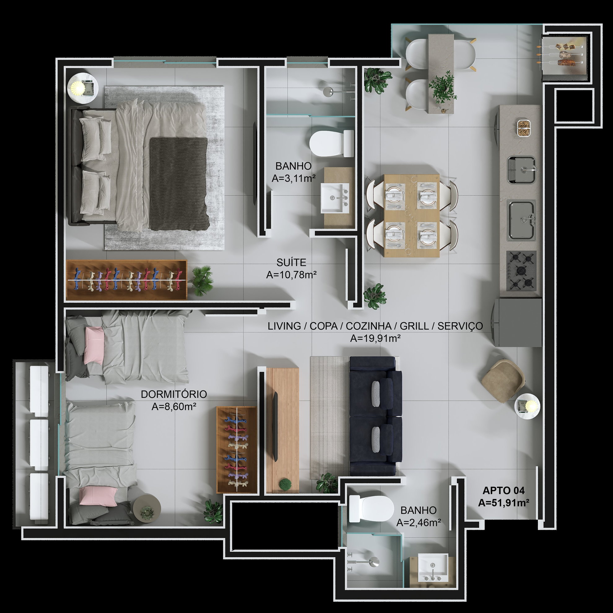 Planta 4 de Ciano Residence