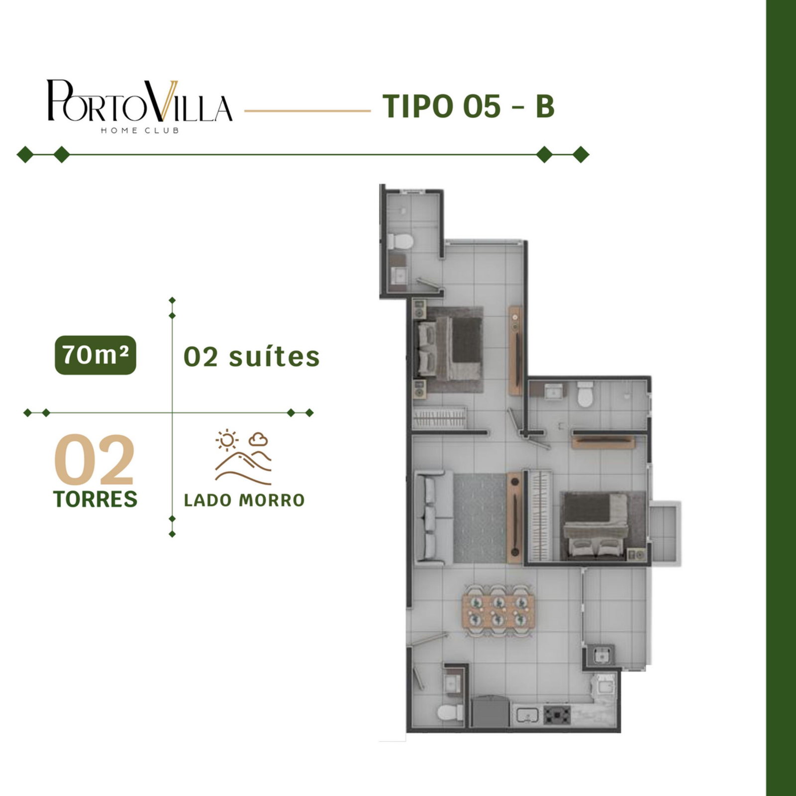Planta 16 de Porto Villa Home Club